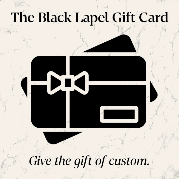 Black Lapel Gift Card