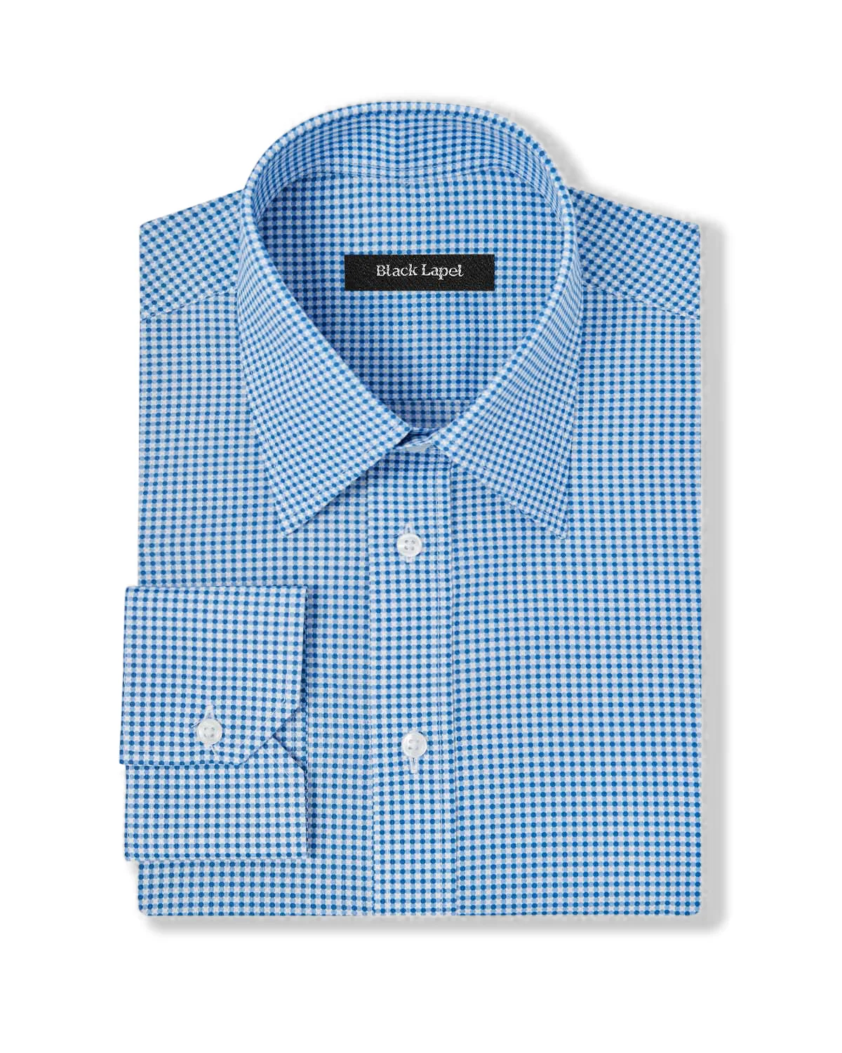 Blue Mod Dots Printed Dress Shirt
