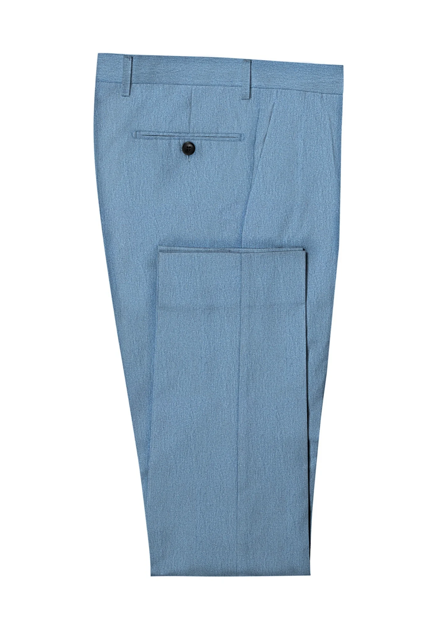 Bright Blue Linen Dress Pants