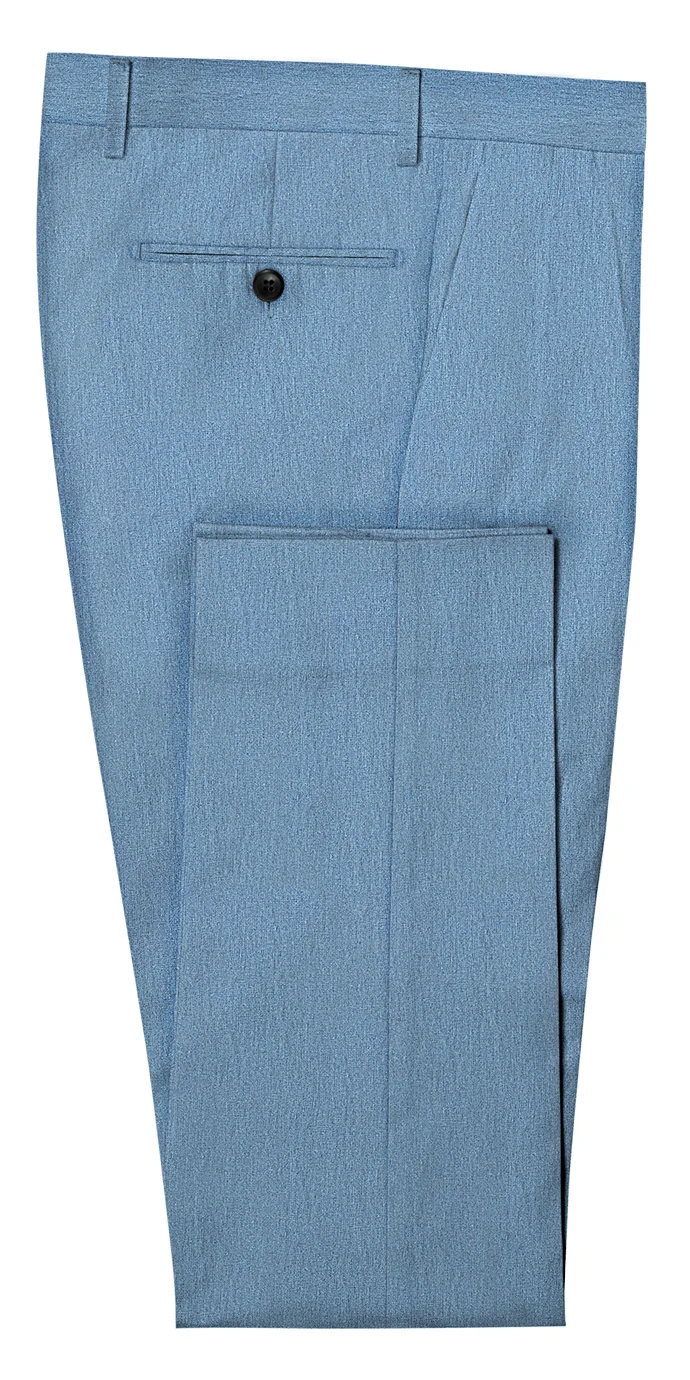 Bright Blue Linen Suit - Image 4