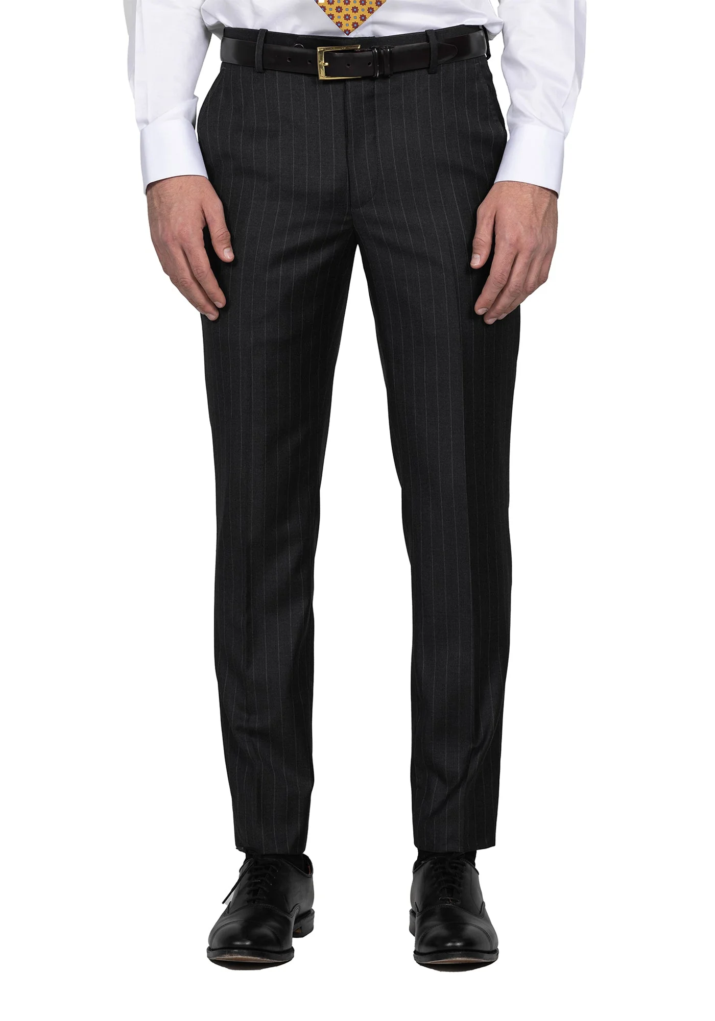 Charcoal Chalk Stripe Blazer - Image 5