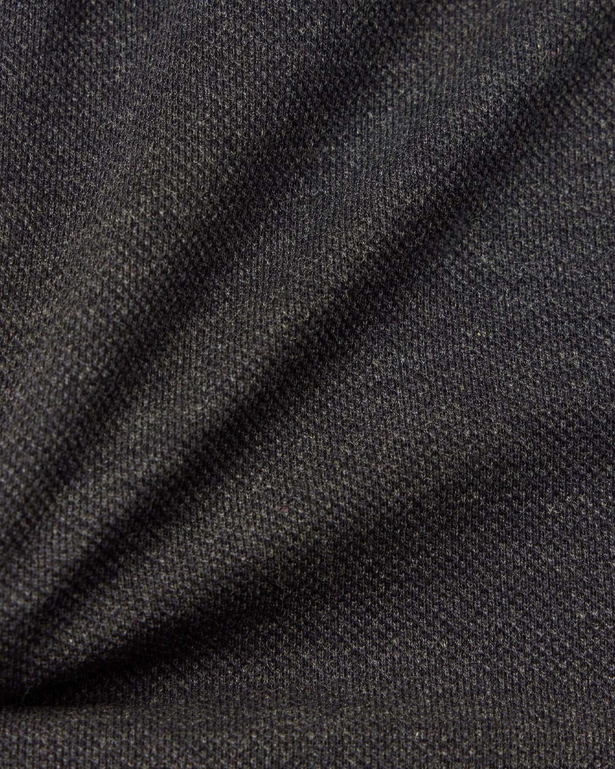 Charcoal Performance Pique Knit Shirt - Image 4