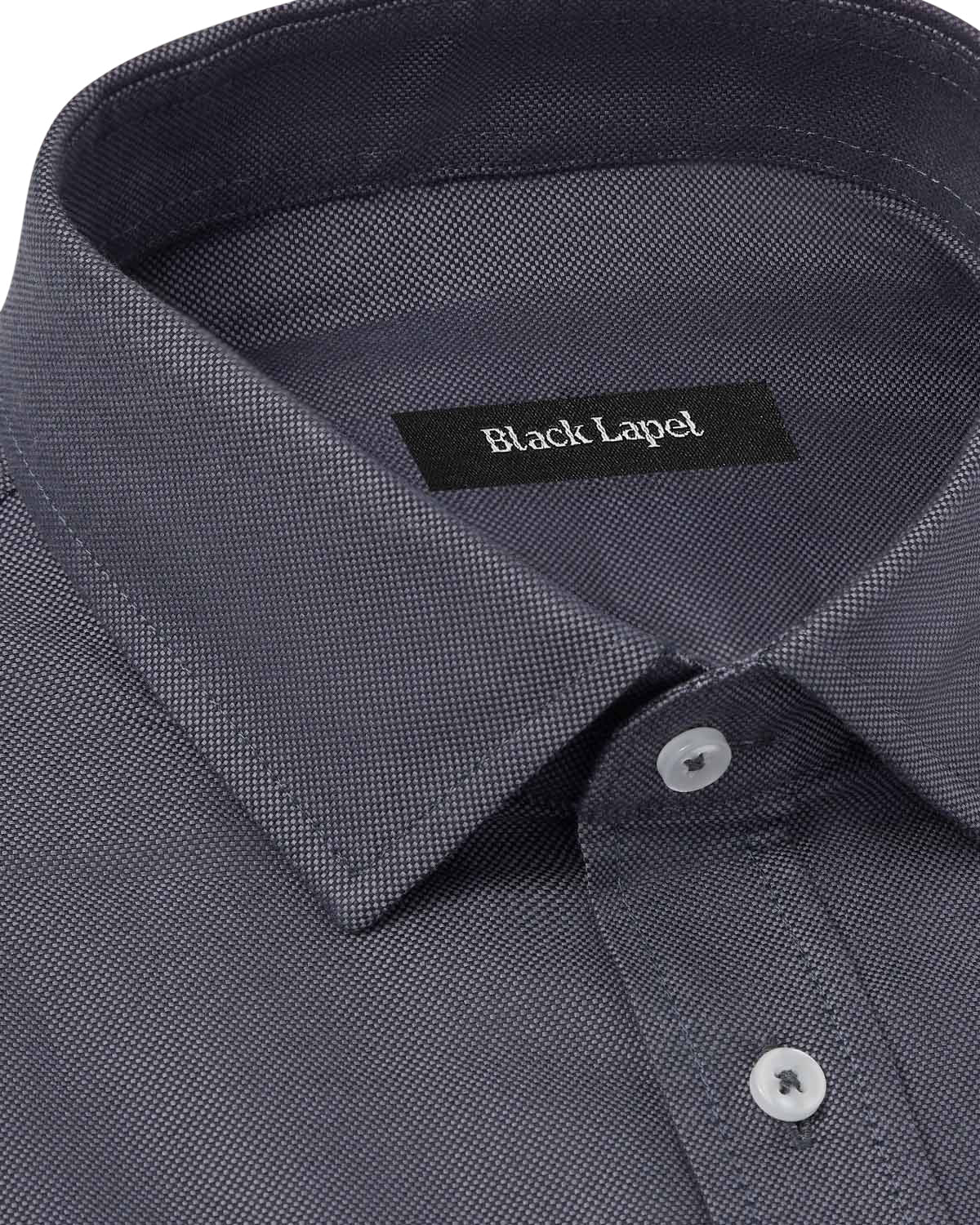 Charcoal Royal Oxford Dress Shirt - Image 2