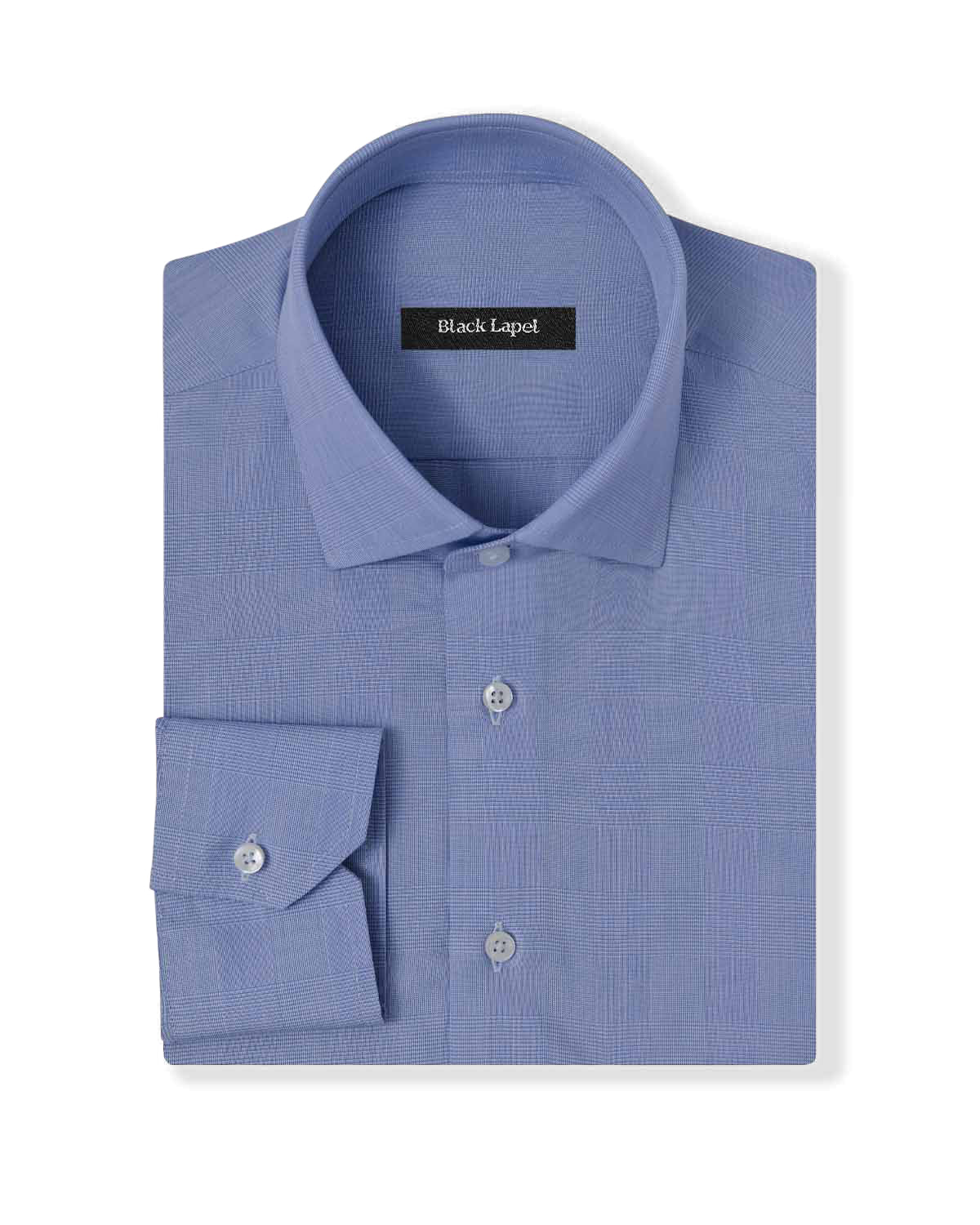 Cornerstone Blue Prince of Wales Check Dress Shirt