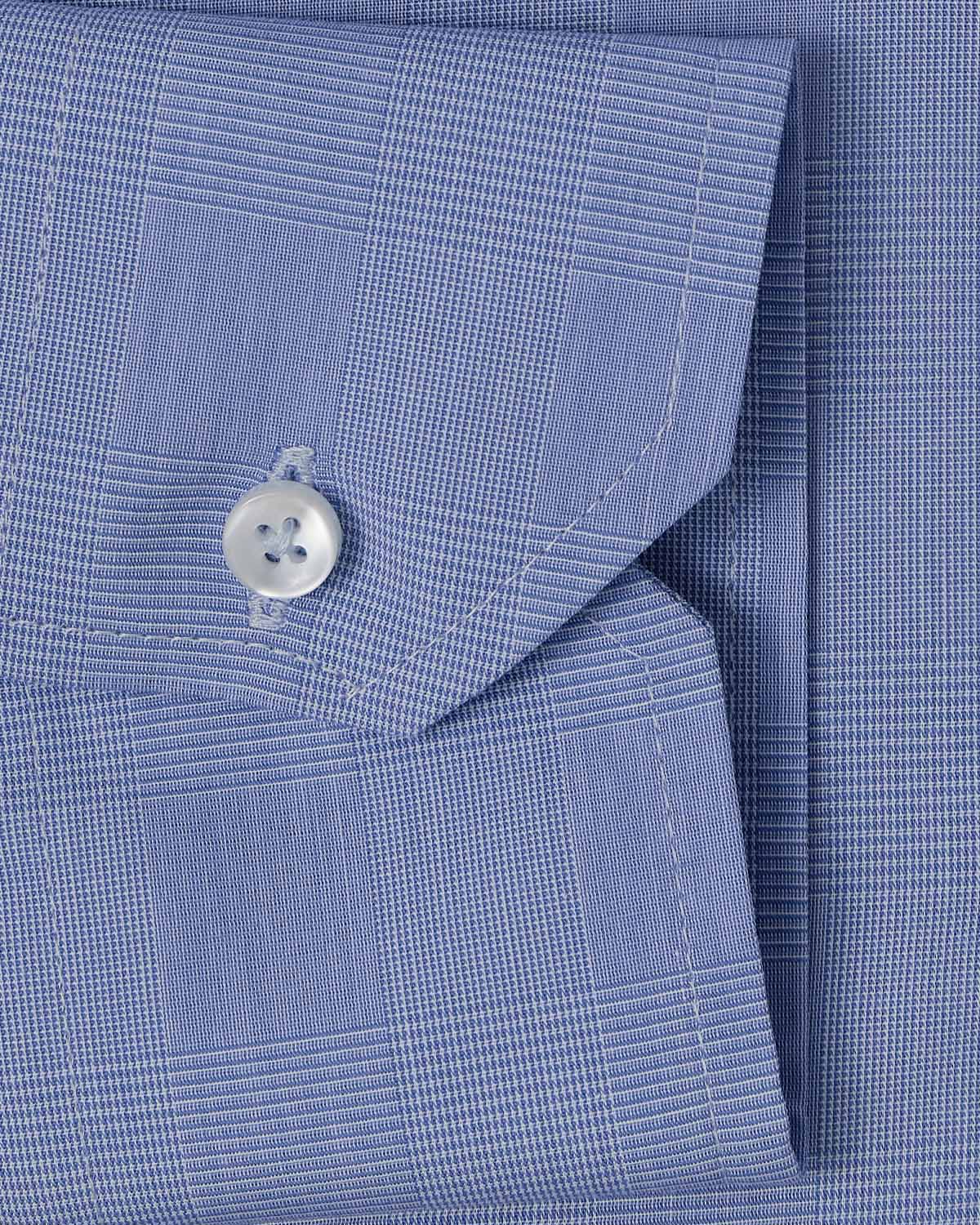 Cornerstone Blue Prince of Wales Check Dress Shirt - Image 3