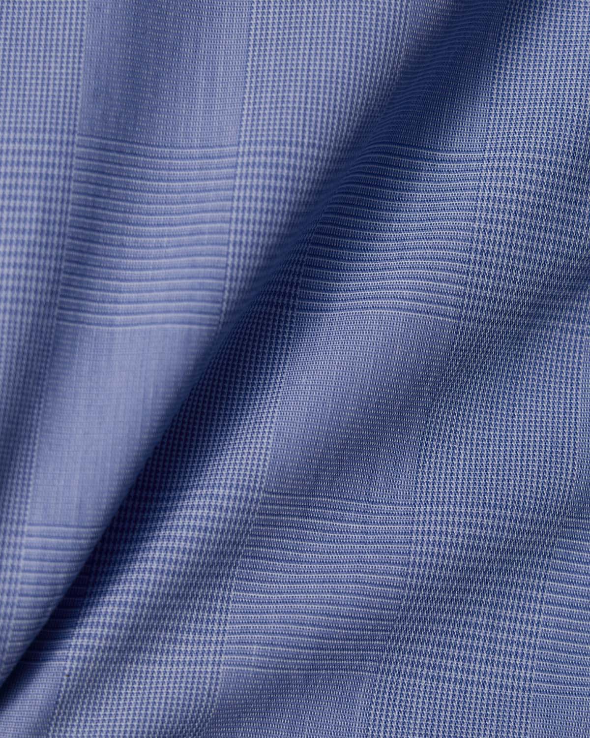 Cornerstone Blue Prince of Wales Check Dress Shirt - Image 4