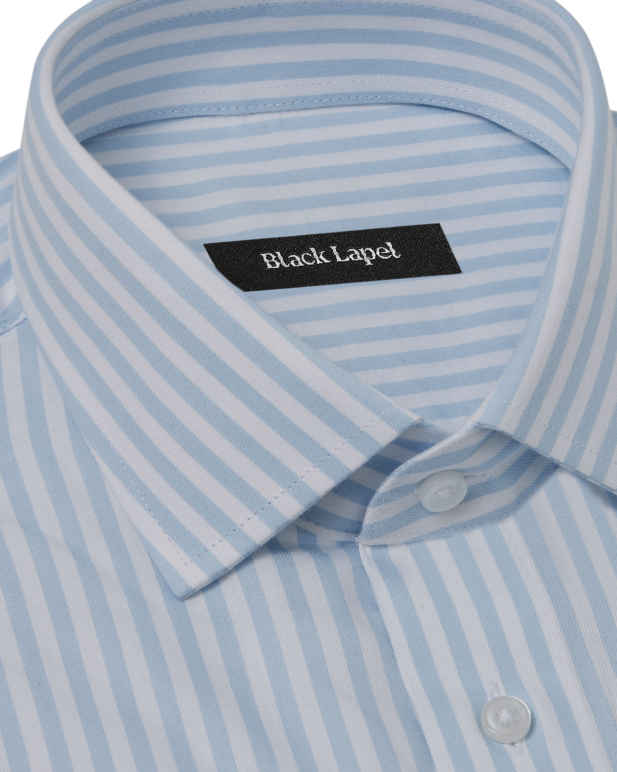 Cornerstone Light Blue Bengal Stripe Dress Shirt - Image 2