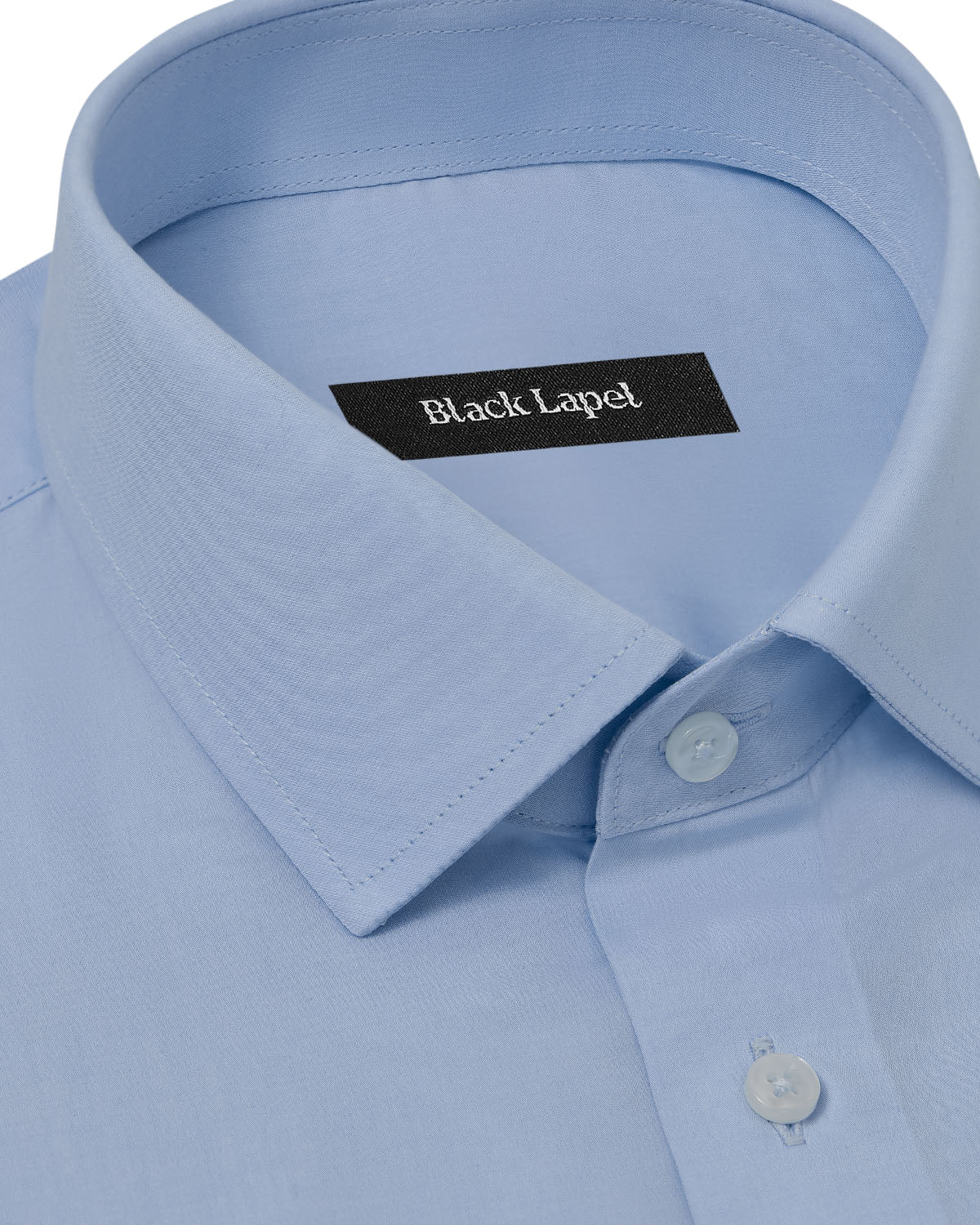Cornerstone Light Blue Broadcloth Dress Shirt - Image 2