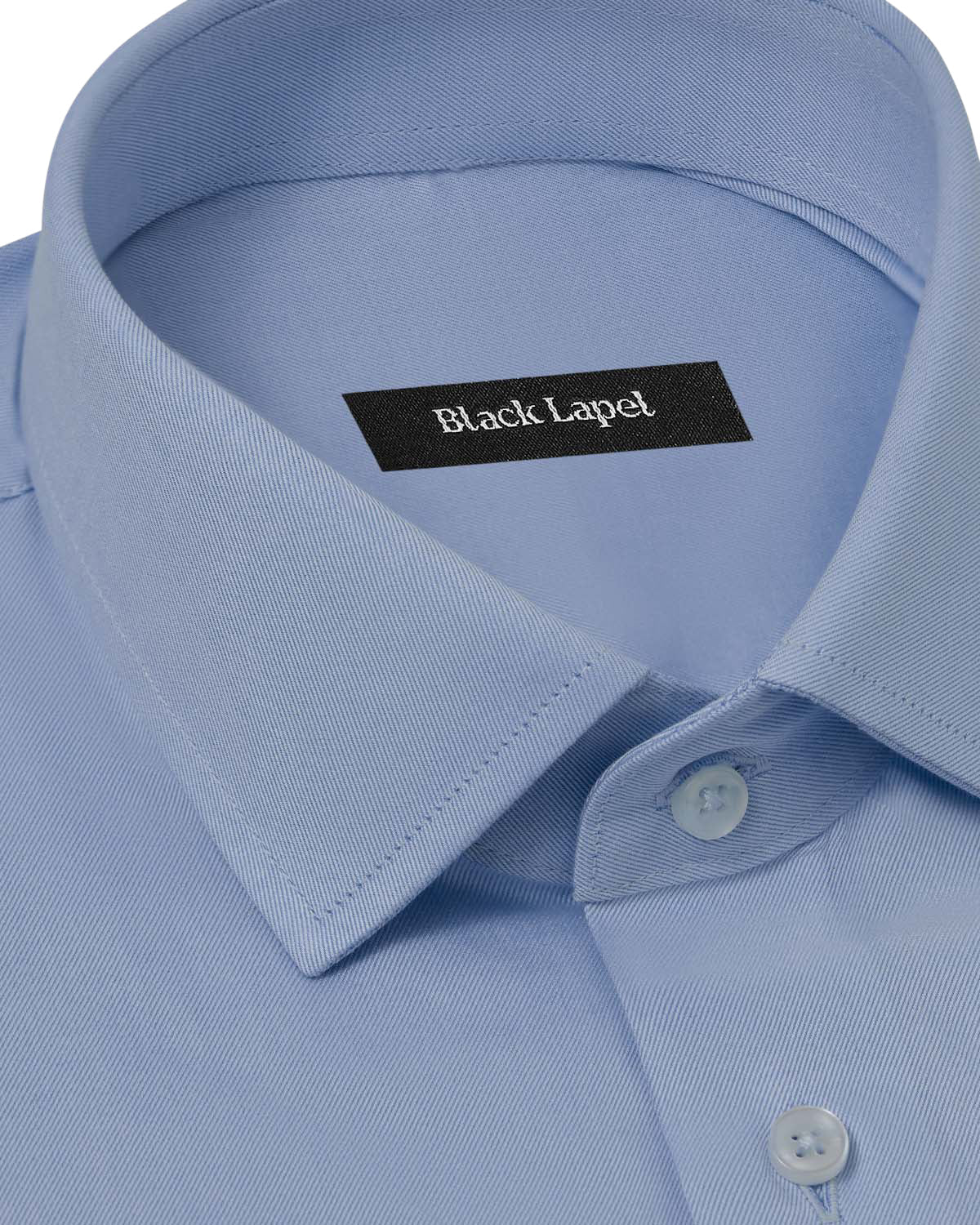 Cornerstone Light Blue Fine Twill Dress Shirt - Image 2