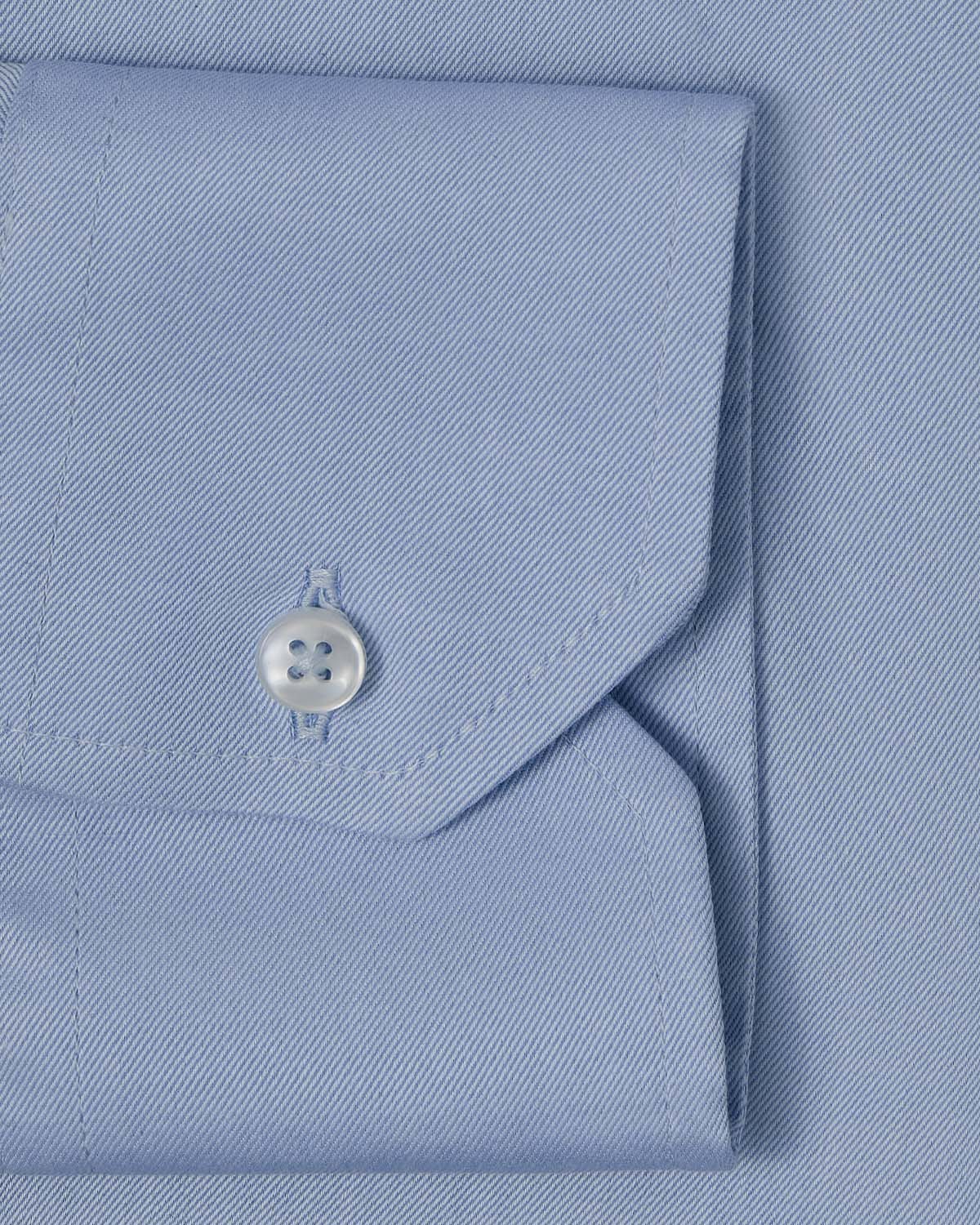 Cornerstone Light Blue Fine Twill Dress Shirt - Image 3