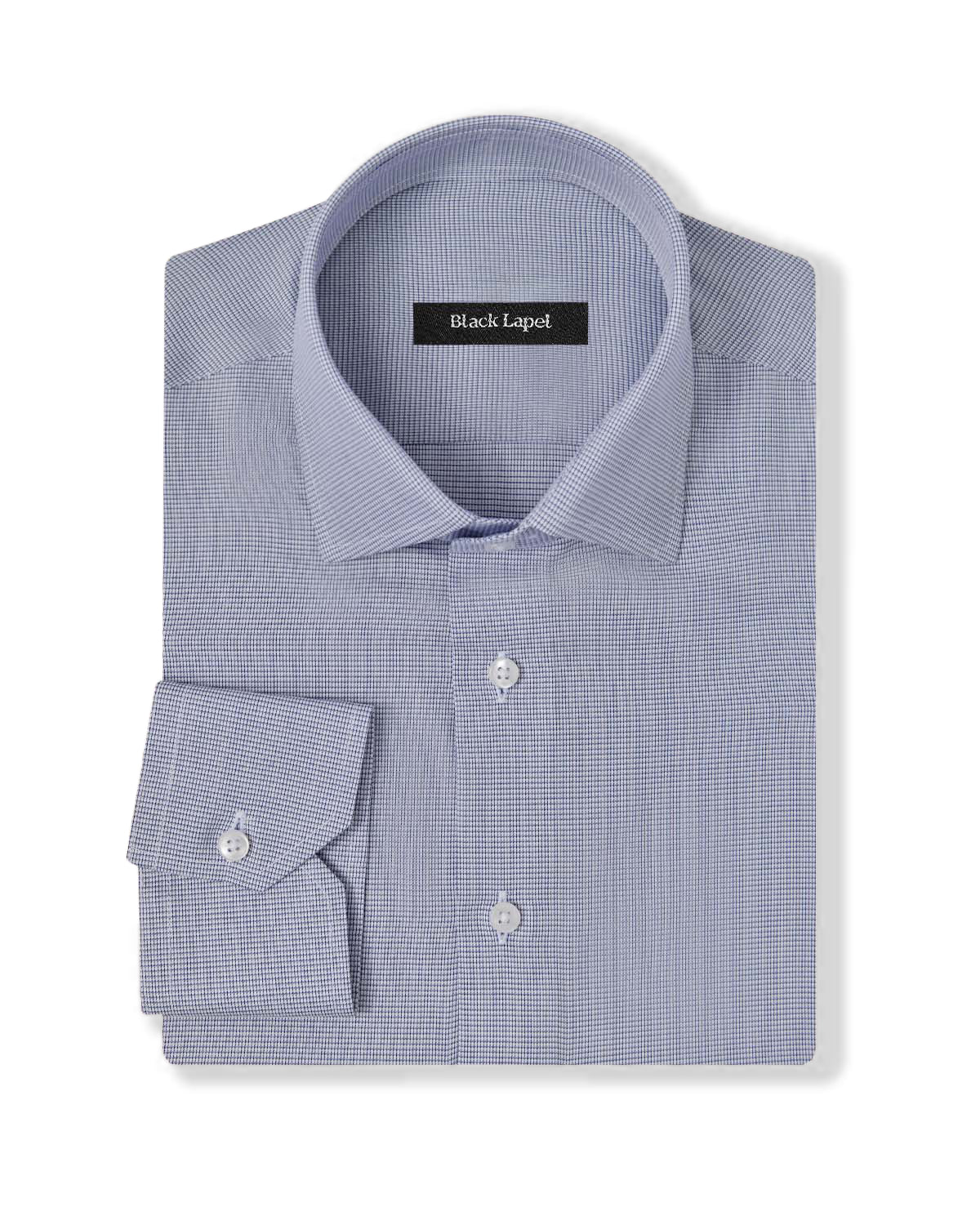 Cornerstone Navy Graph Check Dress Shirt