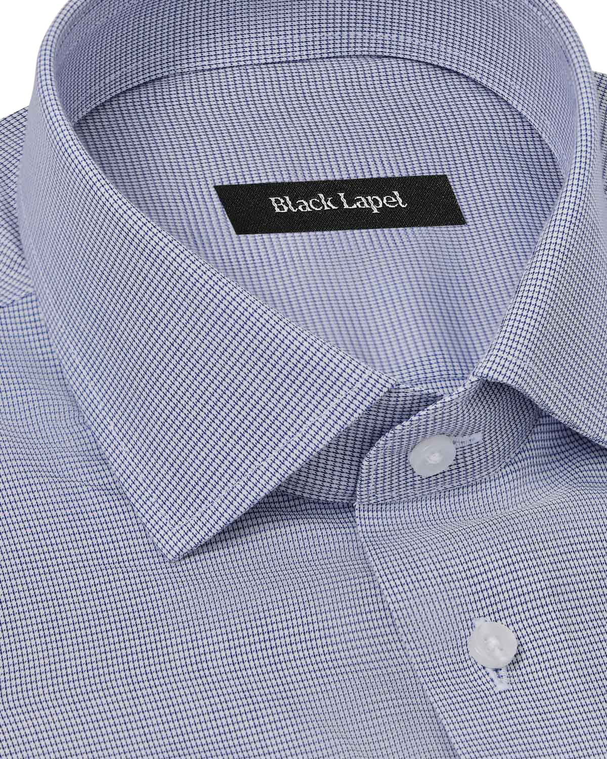 Cornerstone Navy Graph Check Dress Shirt - Image 2