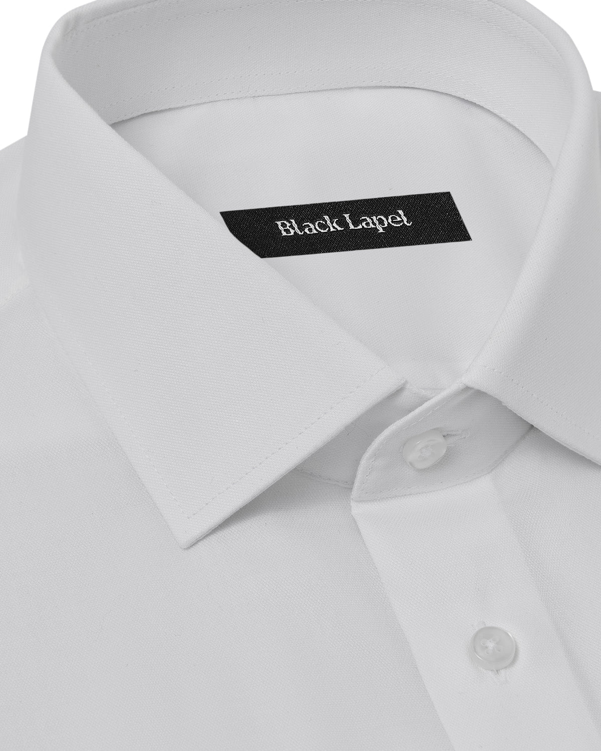 Cornerstone White Plain Weave Dress Shirt - Image 2