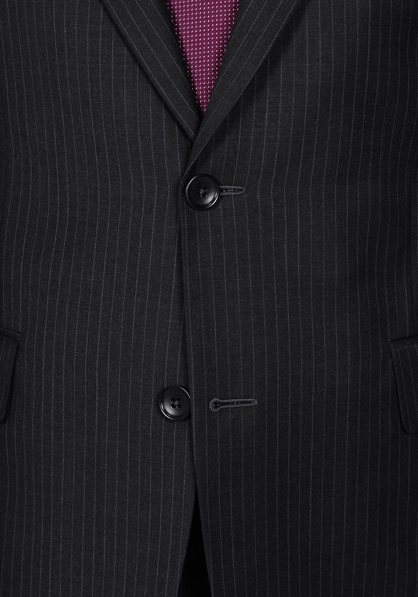 The Veritas Dark Grey Pinstripe Blazer - Image 5