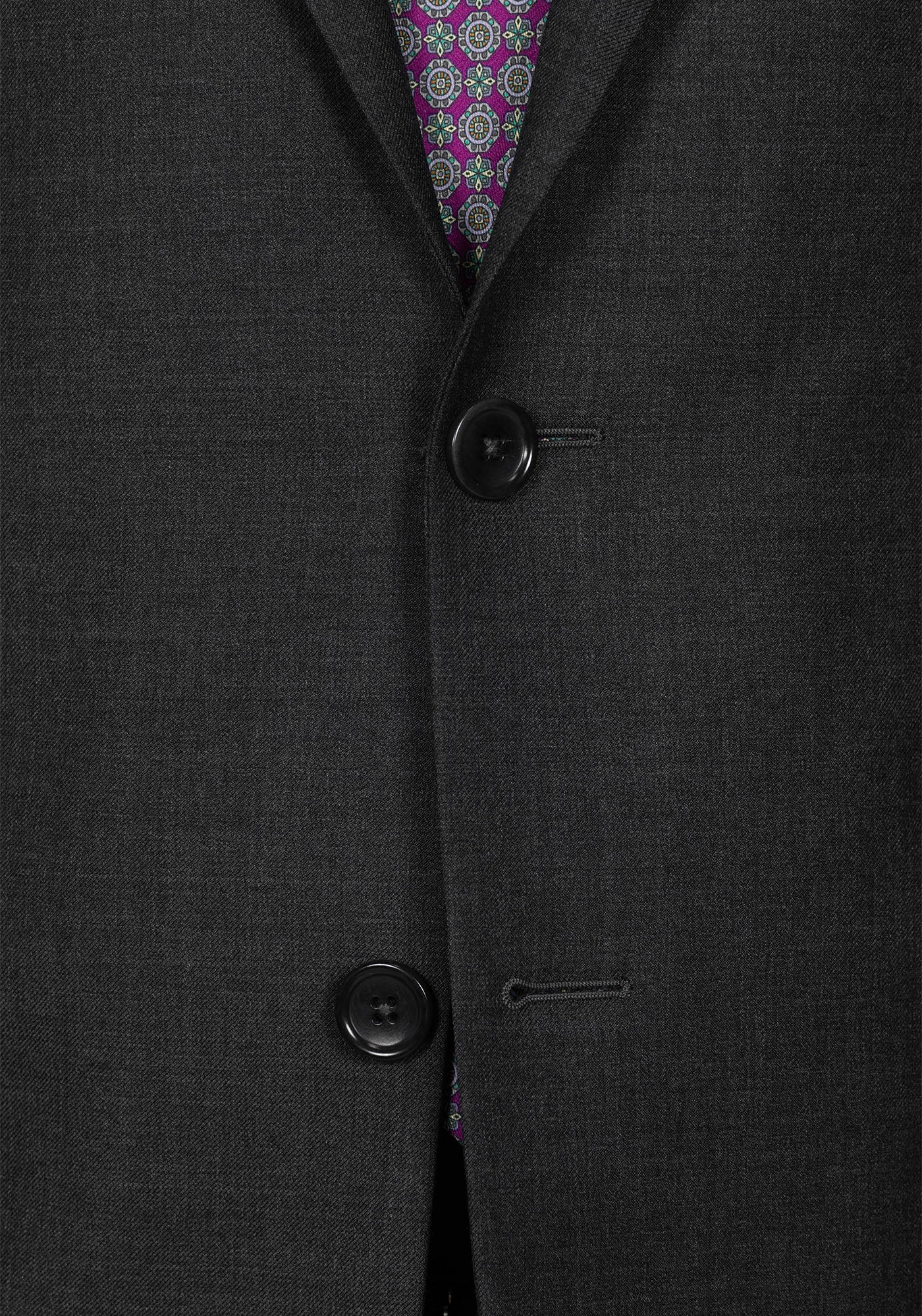 The Cornerstone Dark Grey Solid Blazer - Image 4