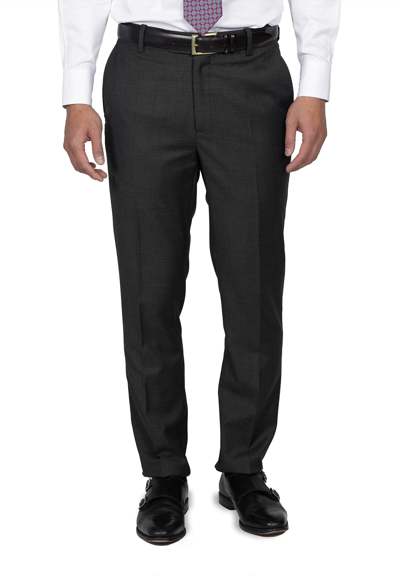 The Cornerstone Dark Grey Solid Blazer - Image 5