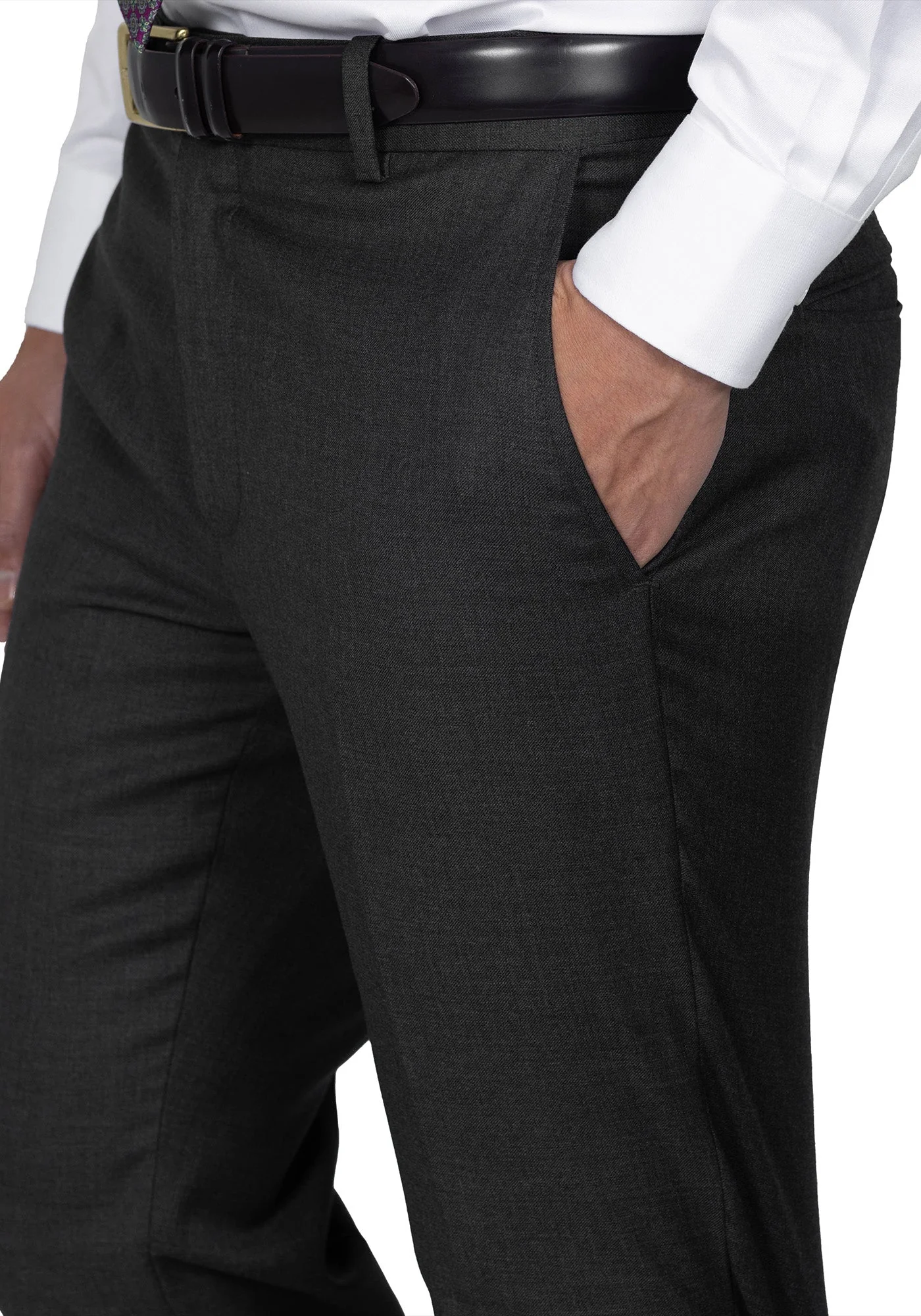 The Cornerstone Dark Grey Solid Blazer - Image 6