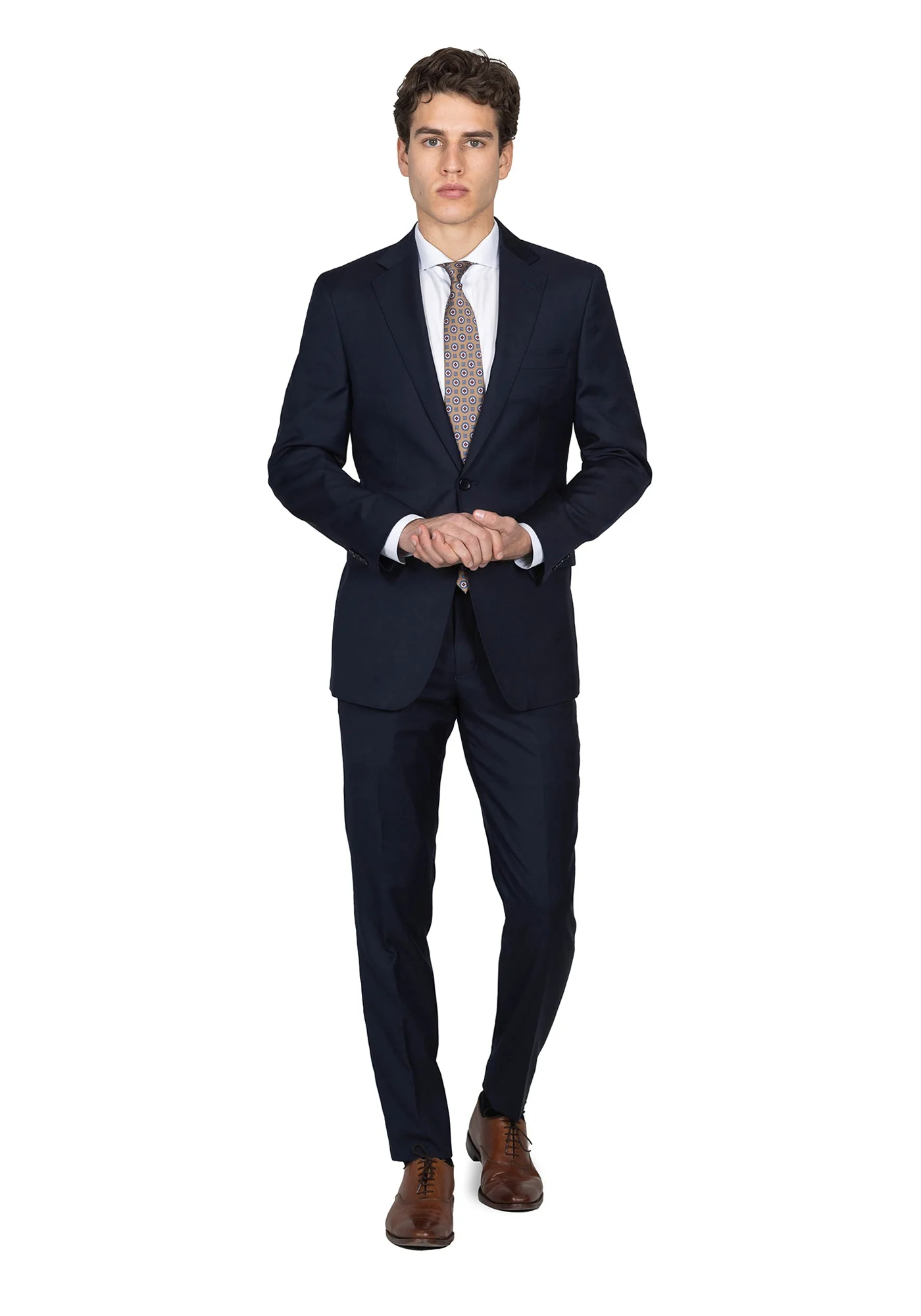 Dark Navy Twill Blazer - Image 3