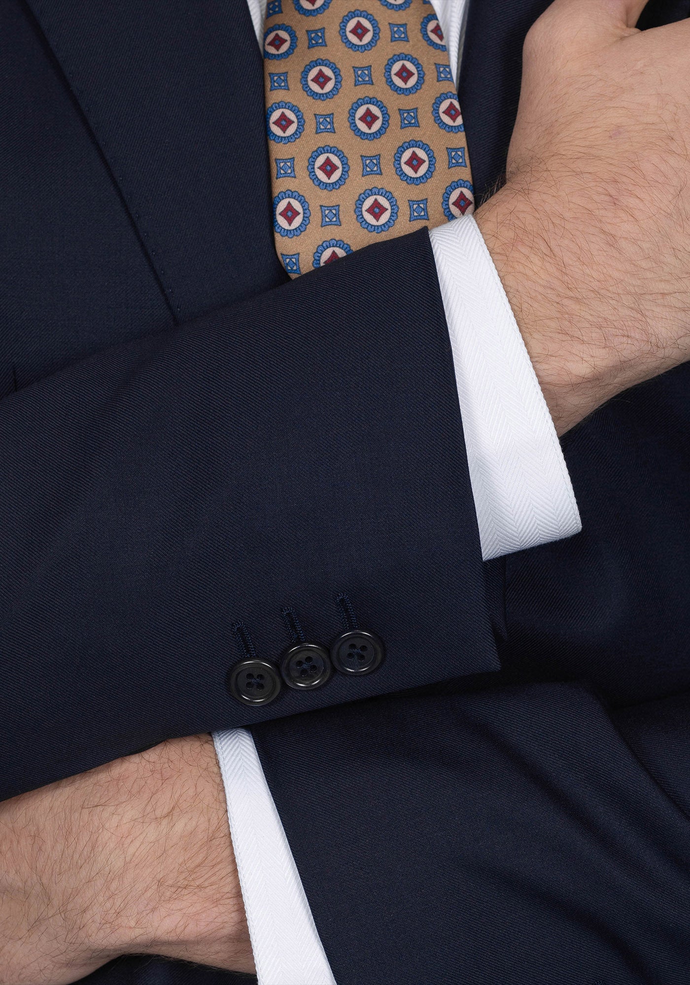 Dark Navy Twill Blazer - Image 6