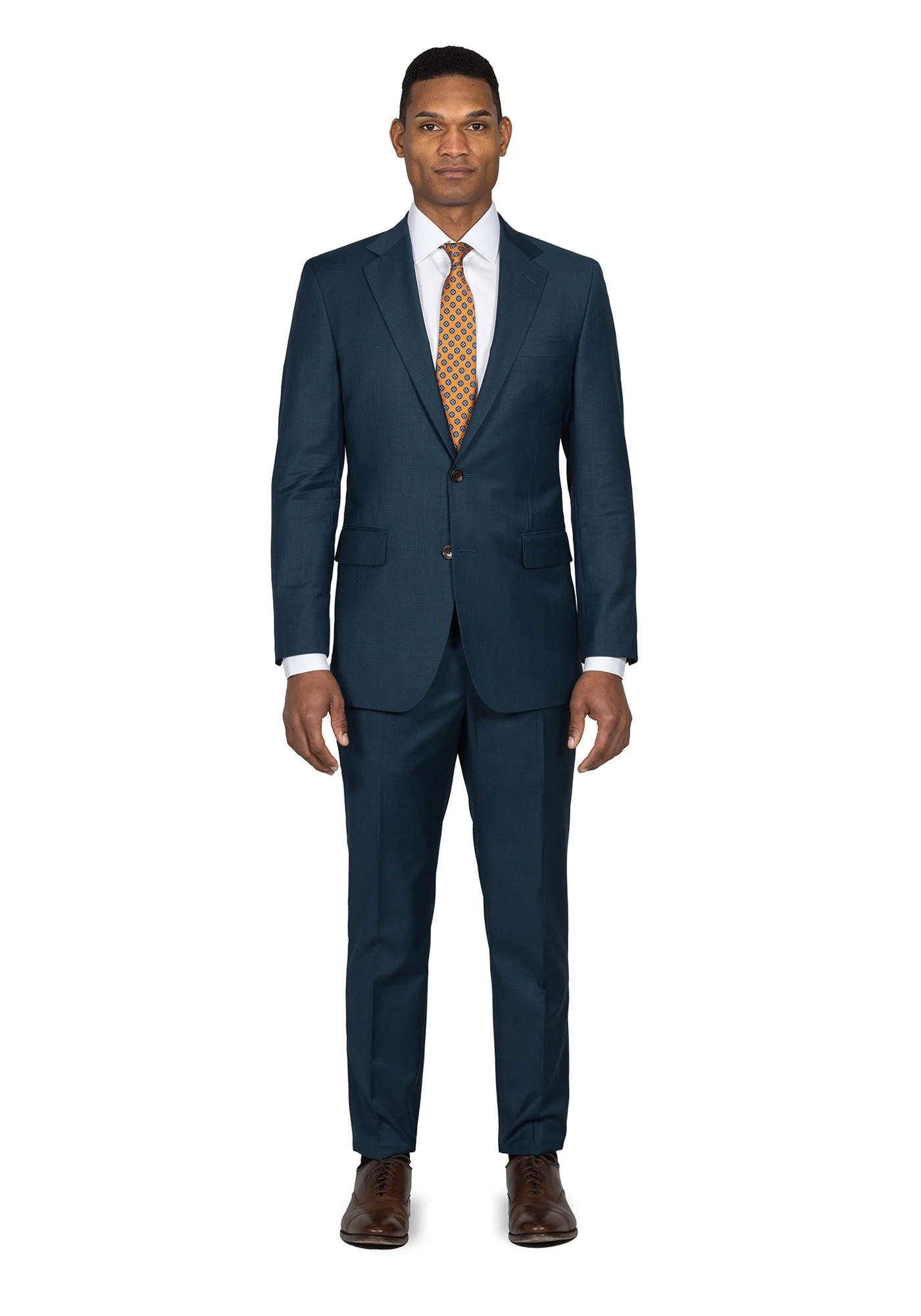 Dark Teal Houndstooth Blazer