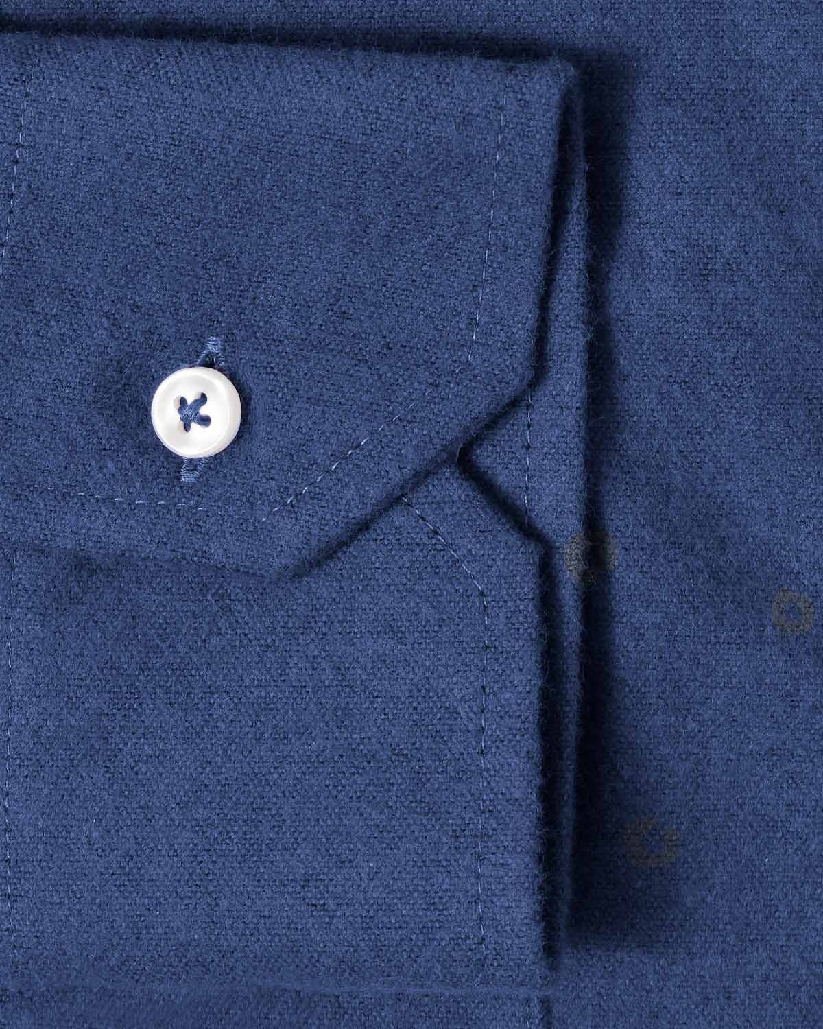 Dusk Blue Chamois Flannel Casual Shirt - Image 3