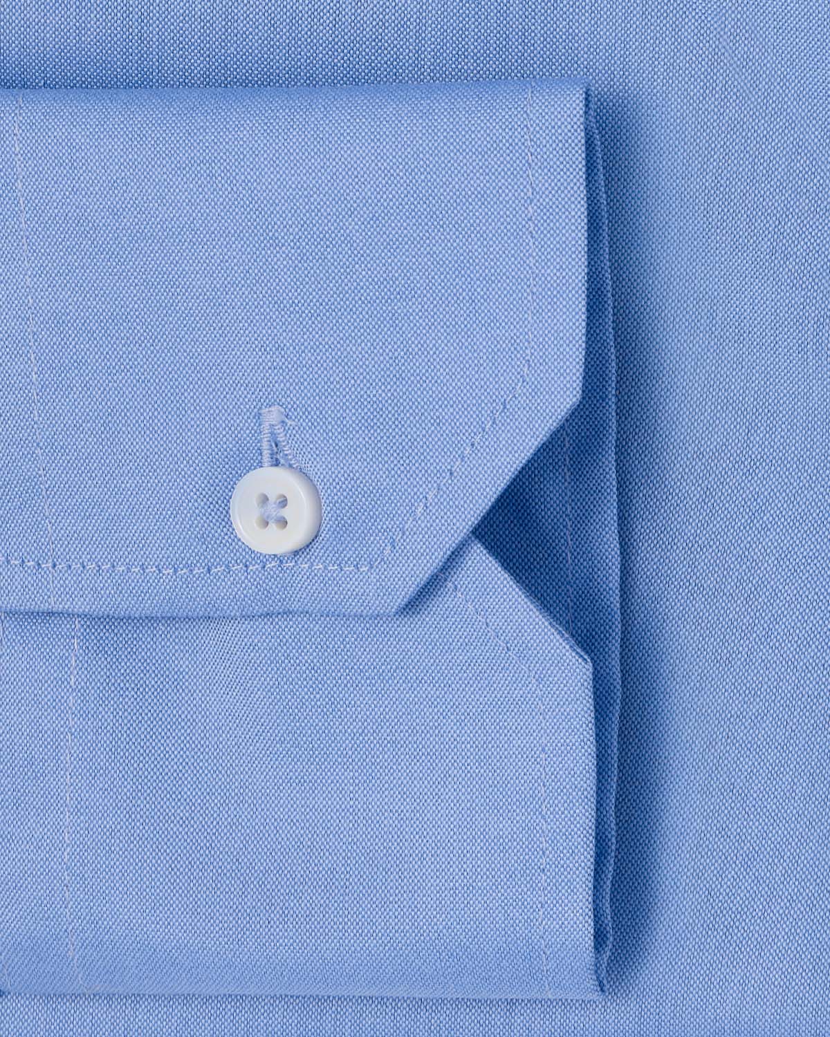 Easy-Care French Blue Pinpoint Dress Shirt - Image 3