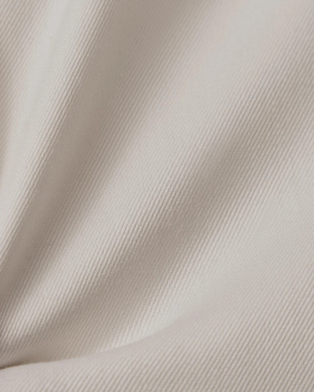 Easy-Care Ivory Fine Twill Dress Shirt - Image 4