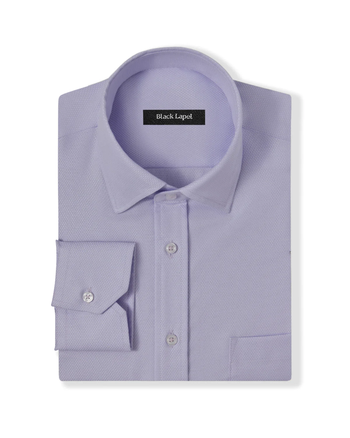 Easy-Care Lavender Dobby Dress Shirt