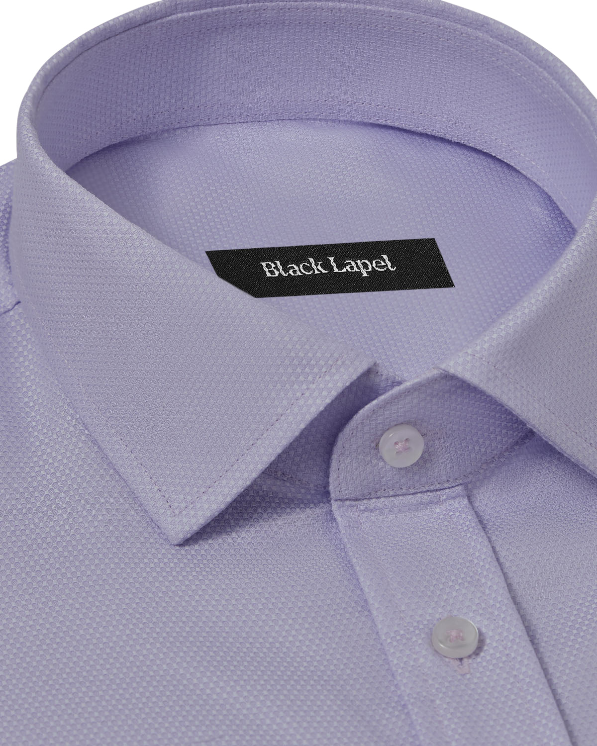 Easy-Care Lavender Dobby Dress Shirt - Image 2