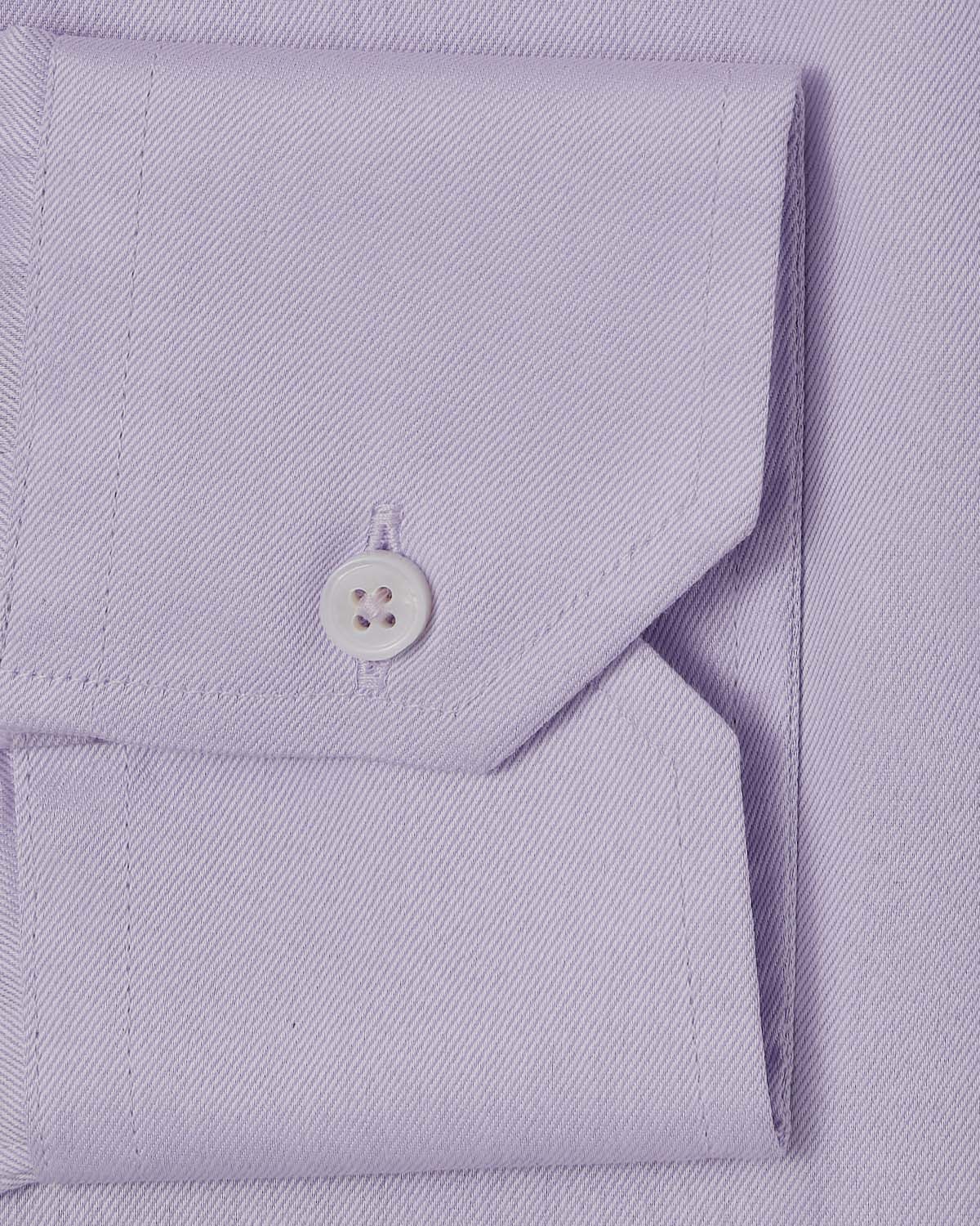 Easy-Care Lavender Fine Twill Dress Shirt - Image 3