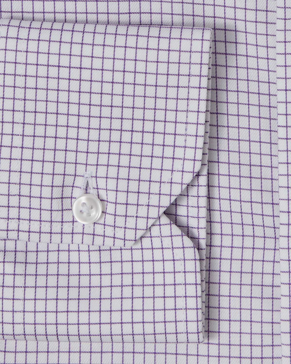 Easy-Care Lavender Graph Check Dress Shirt - Image 3