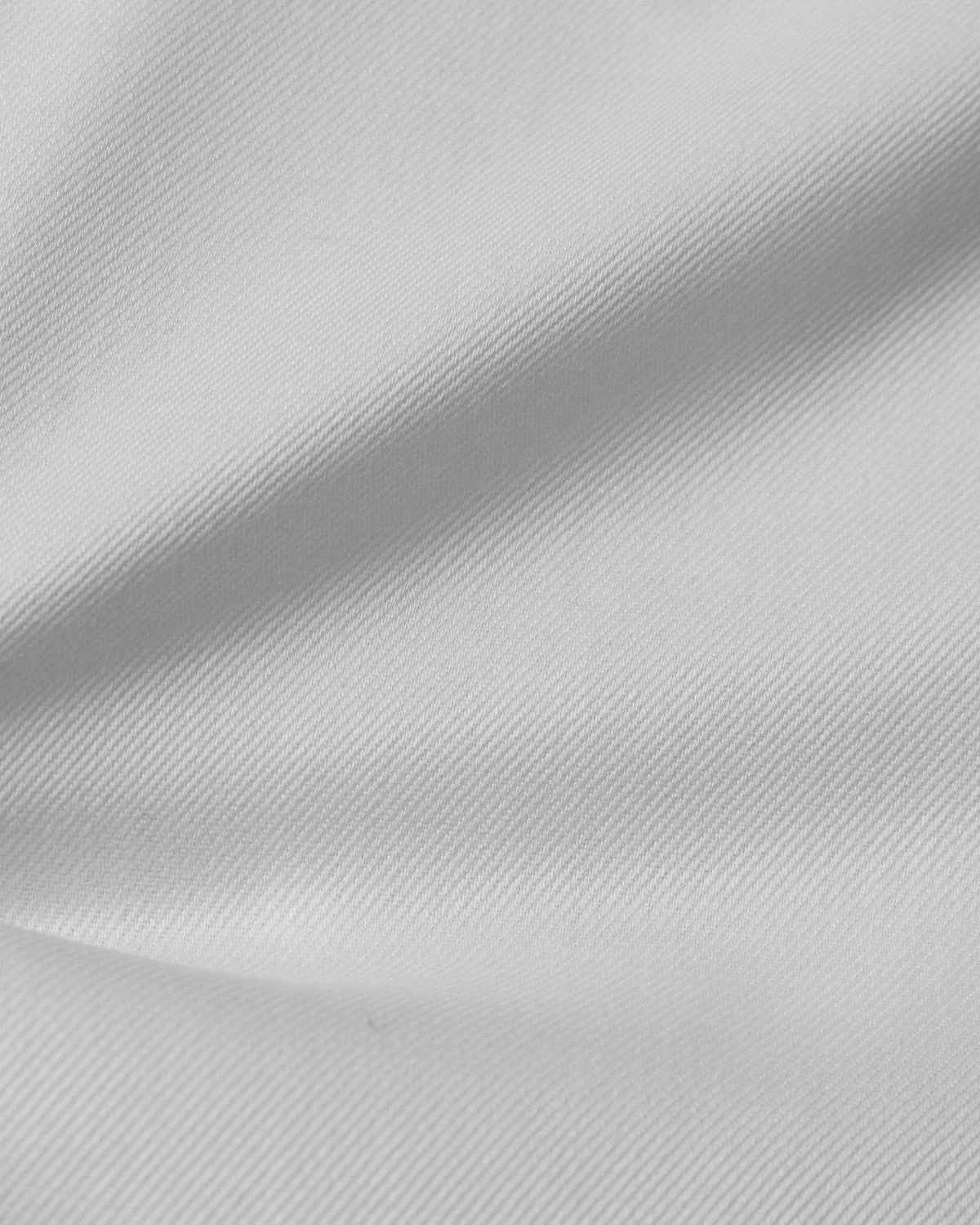 Easy-Care White Fine Twill Dress Shirt - Image 4