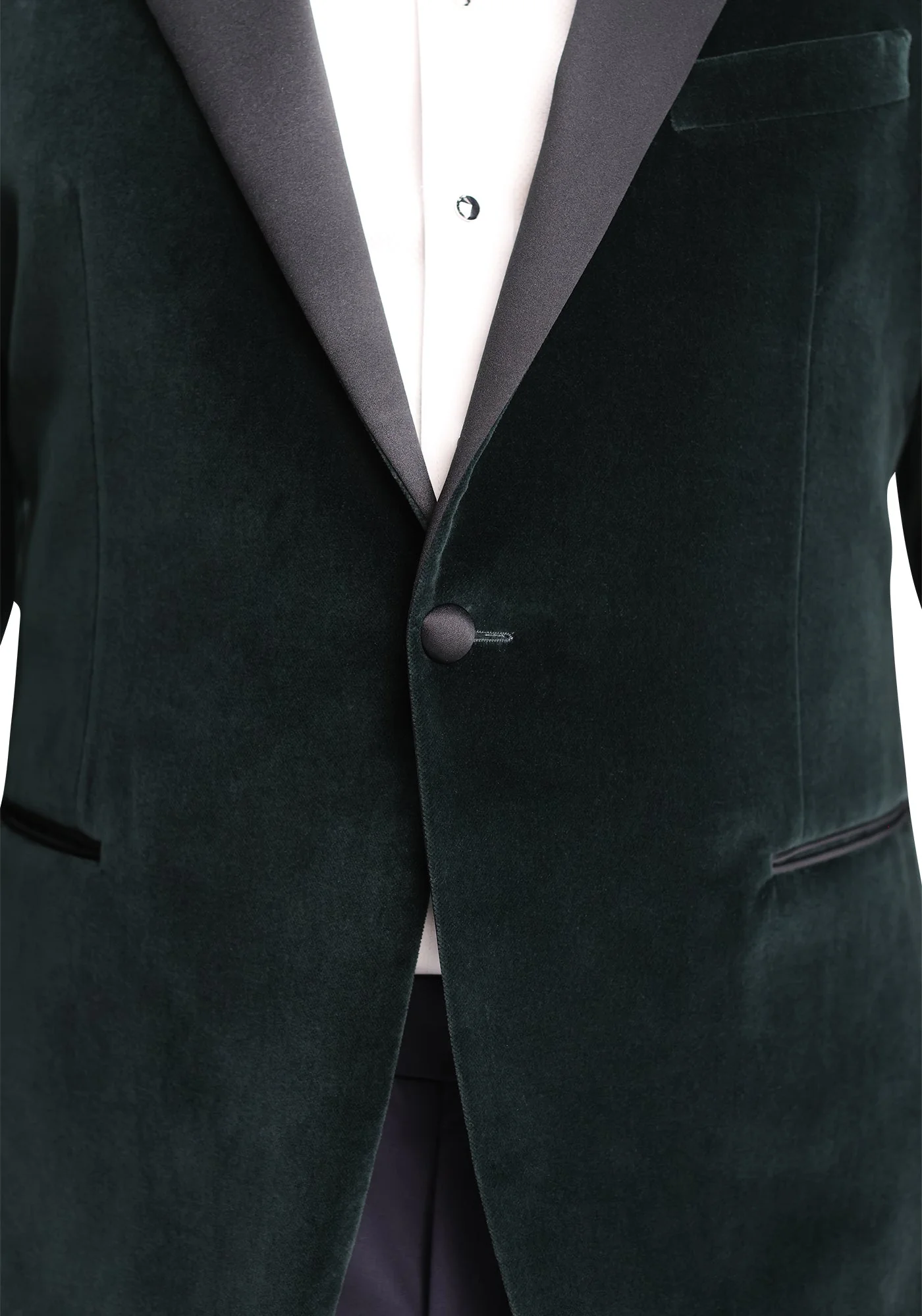 Emerald Green Velvet Tuxedo - Image 3