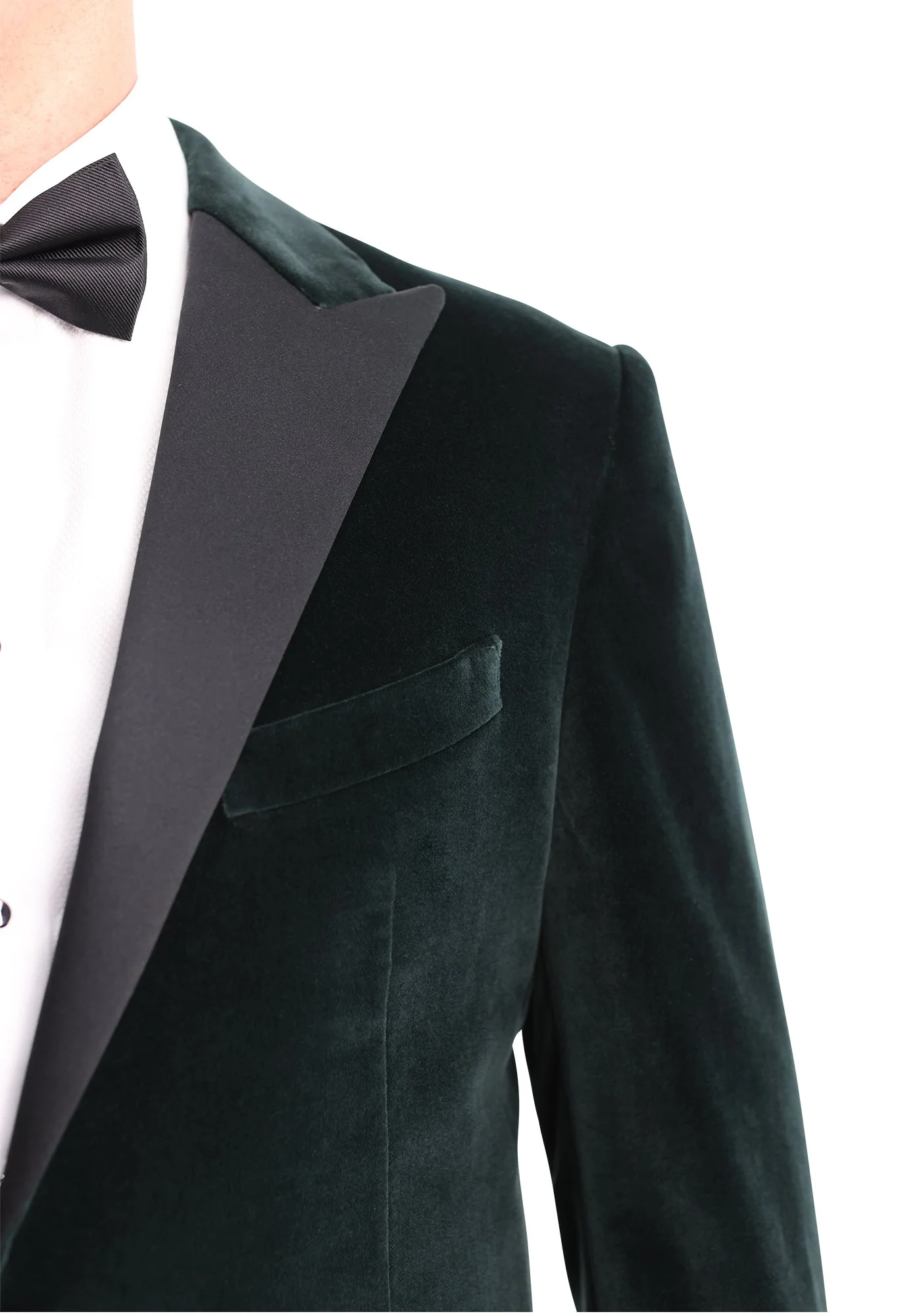 Emerald Green Velvet Tuxedo - Image 4