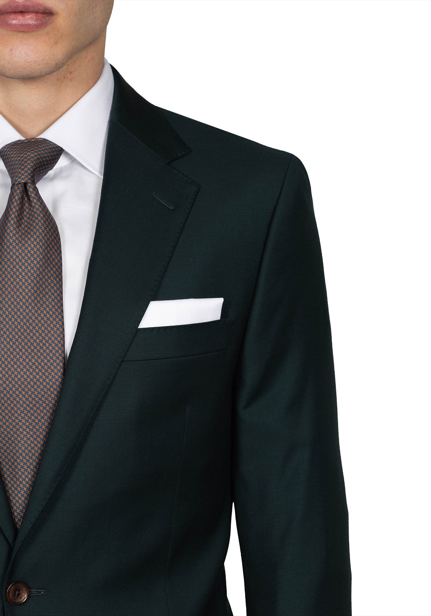 Forest Green Twill Blazer - Image 4