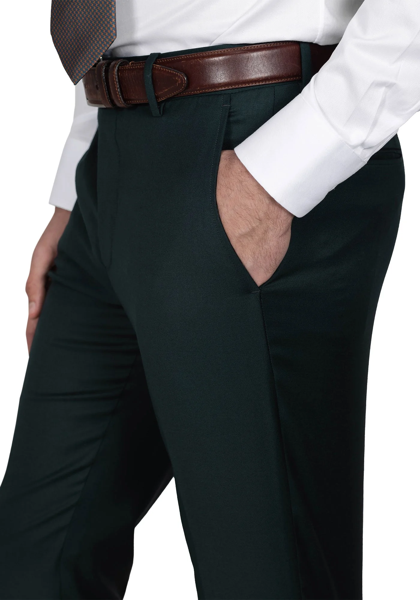 Forest Green Twill Blazer - Image 7