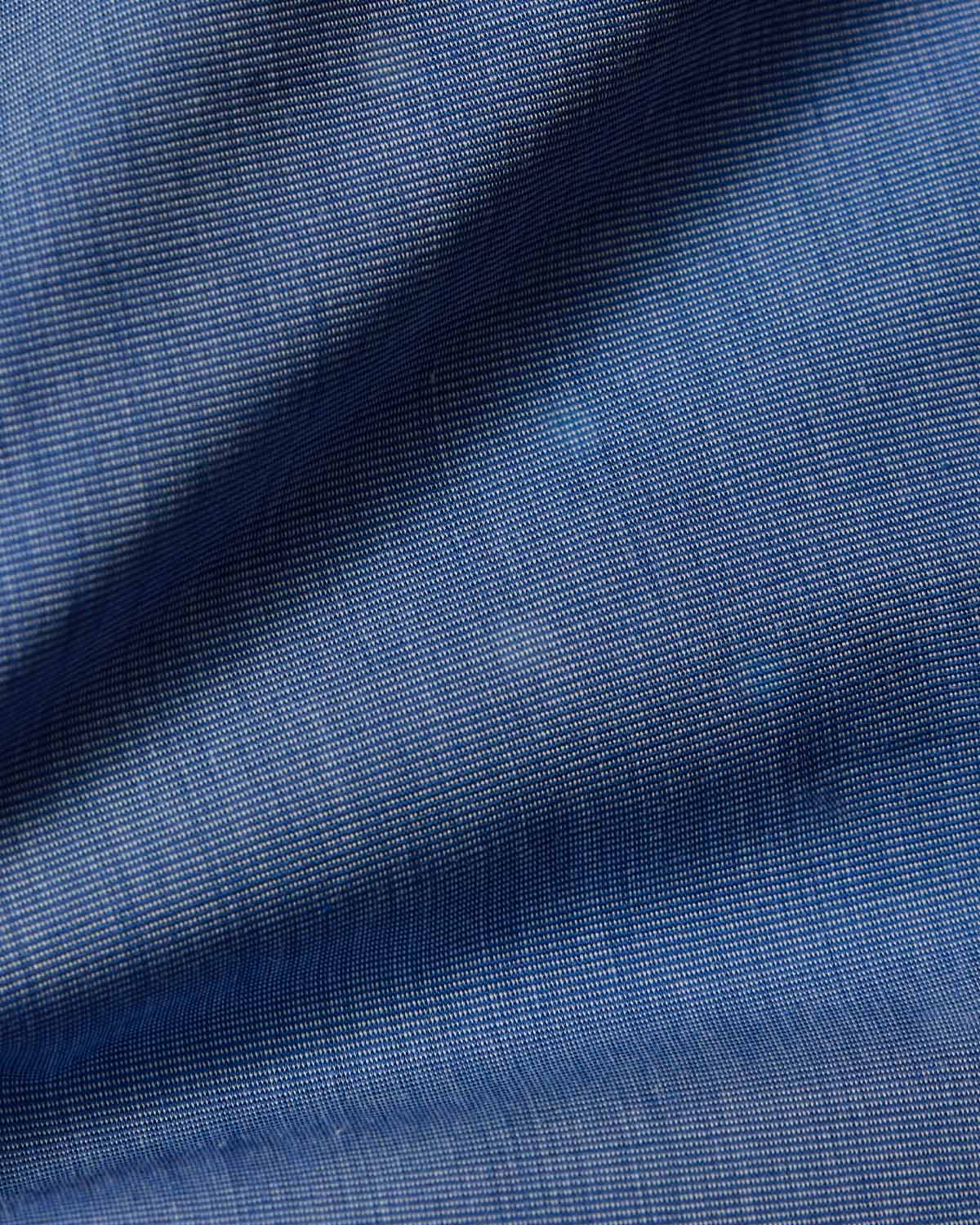 French Blue End-on-End Dress Shirt - Image 4