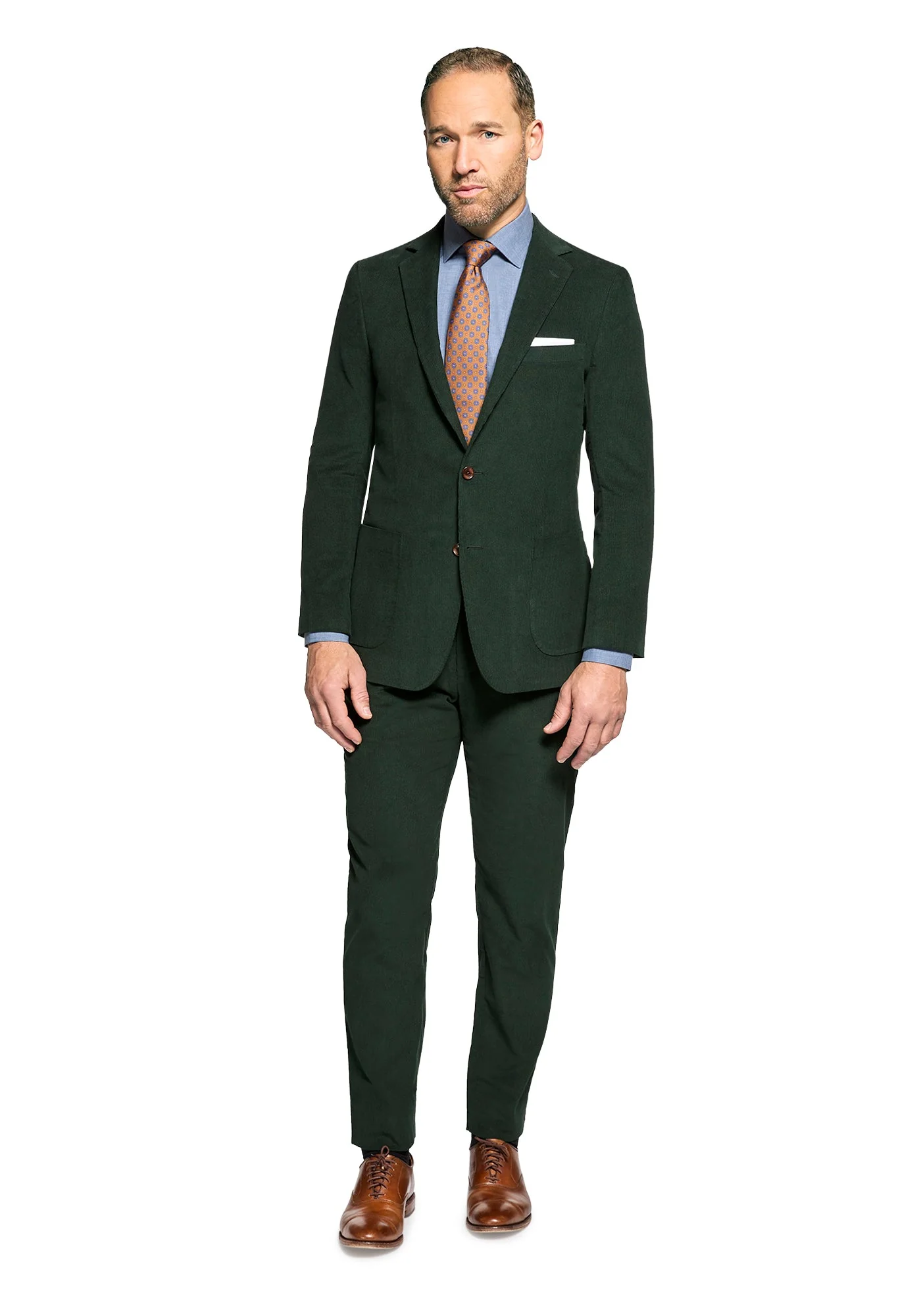 Green Corduroy Blazer