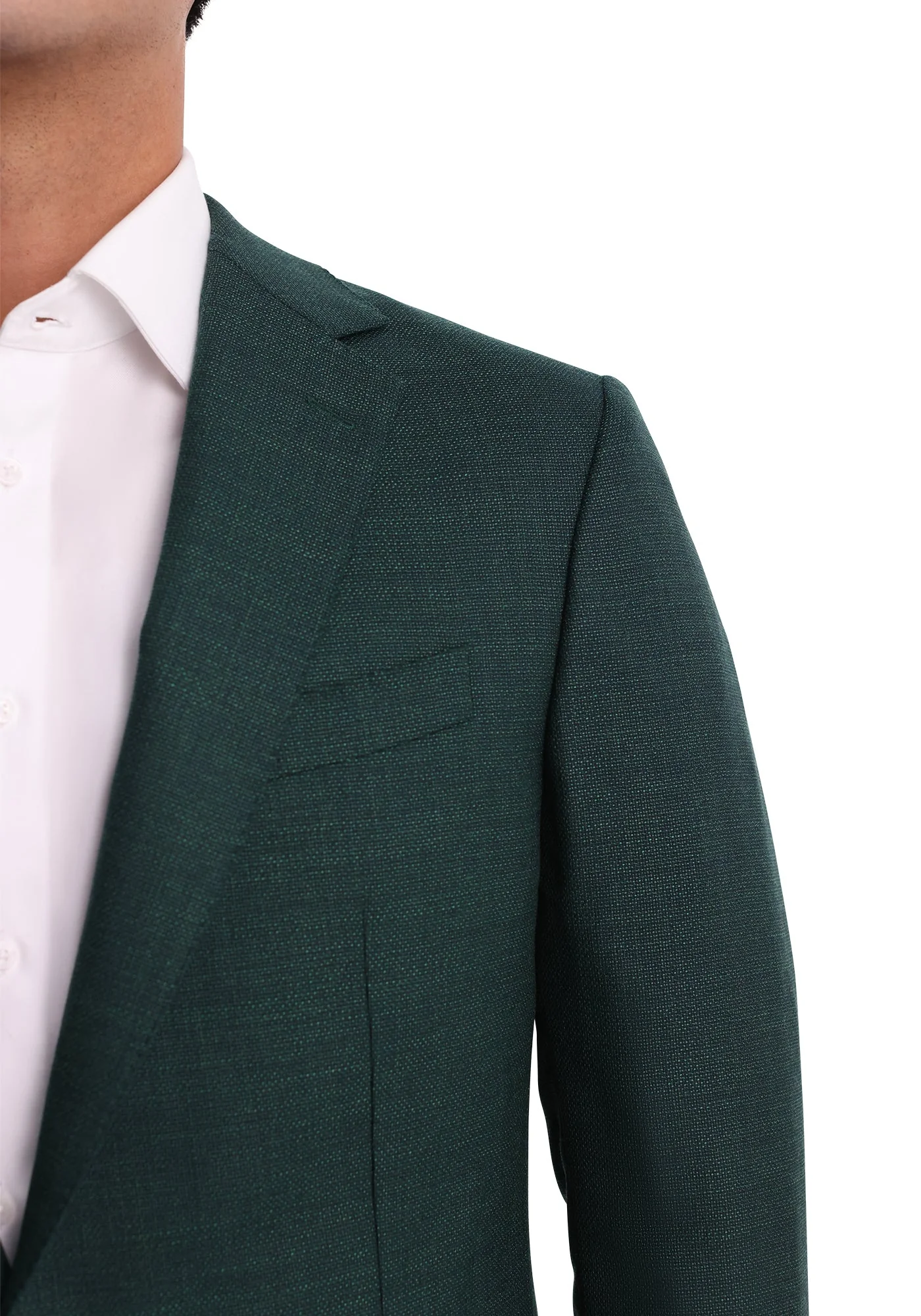 Green Hopsack Blazer