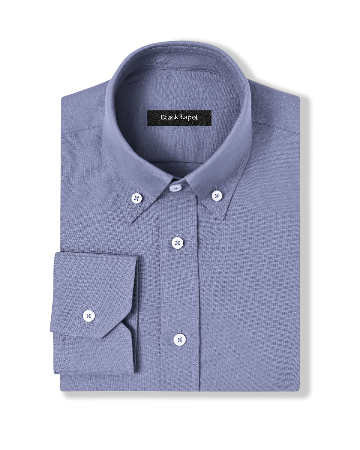 Grey Brushed Oxford Dress Shirt