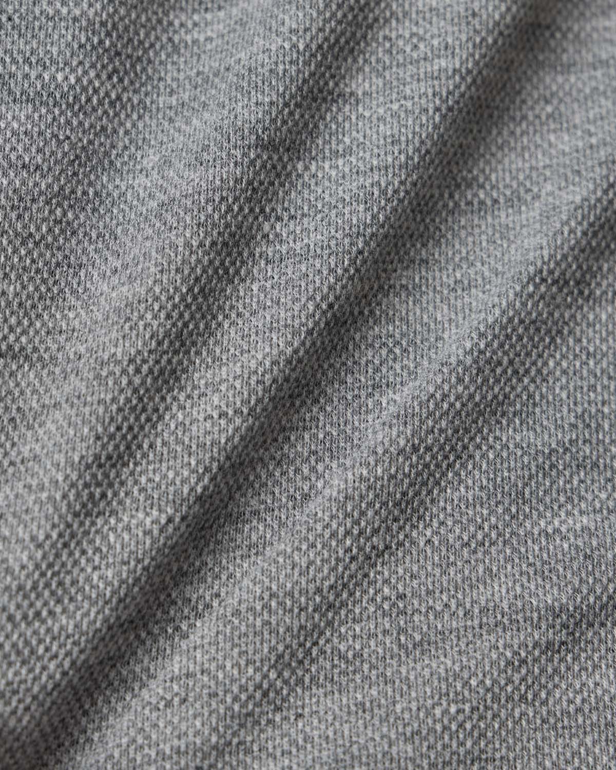 Grey Performance Pique Knit Shirt - Image 4