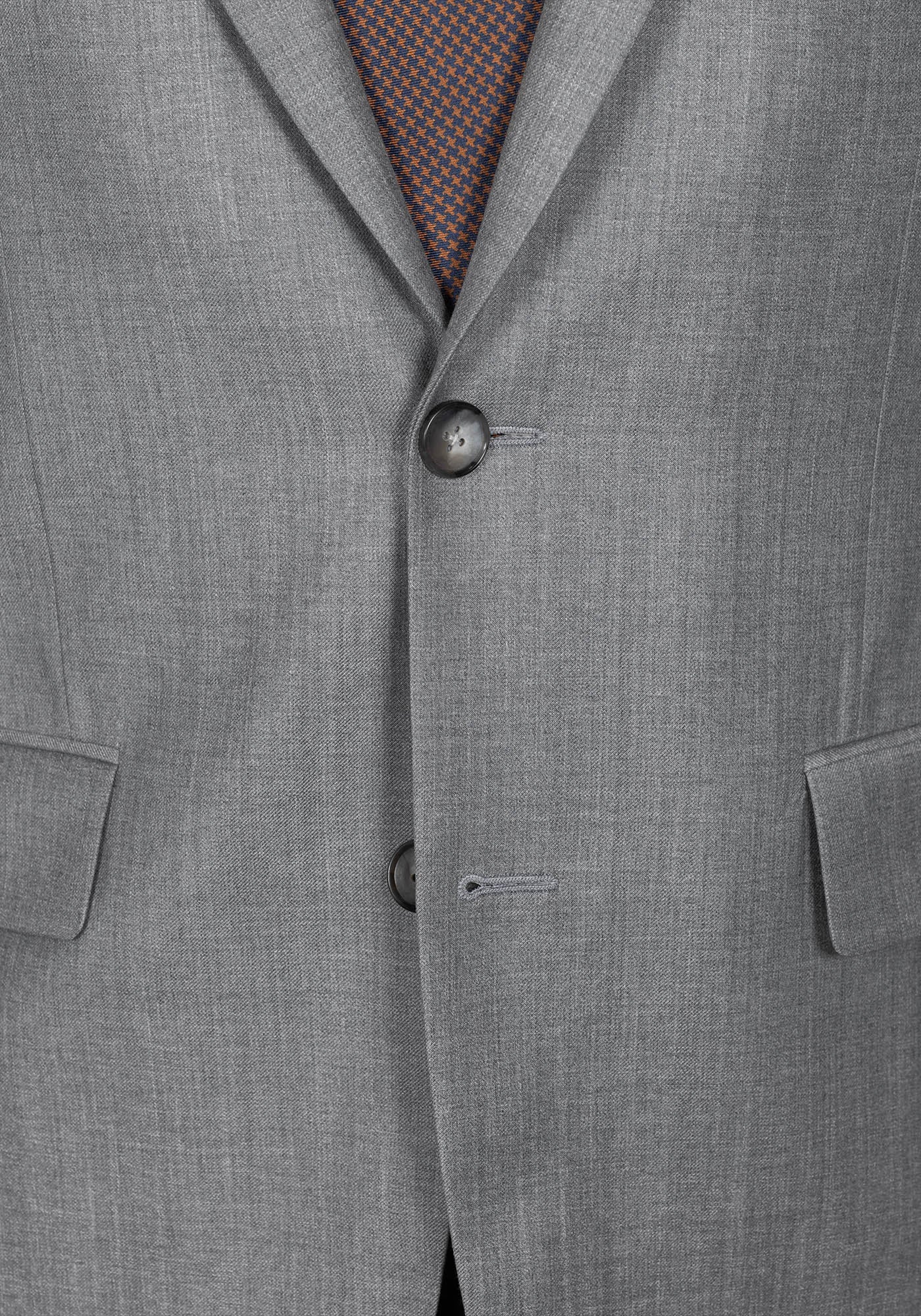The Trivero Heather Light Grey Twill Suit - Image 5