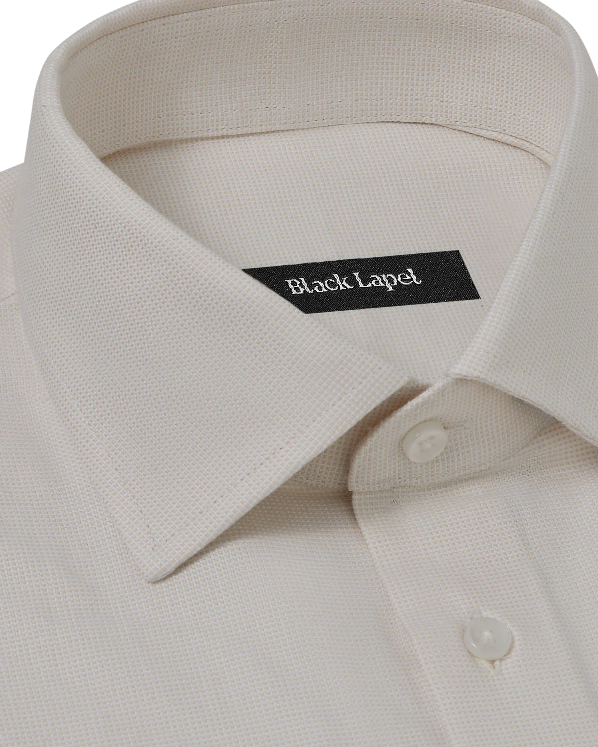 Ivory Dobby Dress Shirt - Image 2