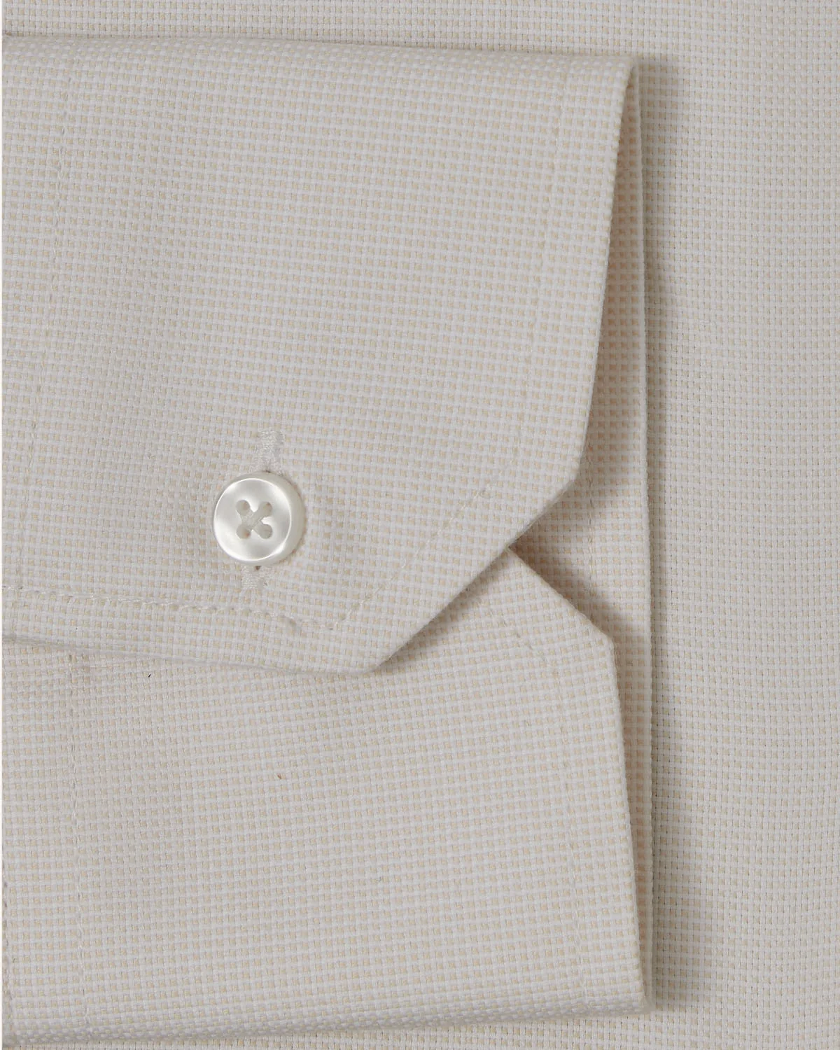 Ivory Dobby Dress Shirt - Image 3