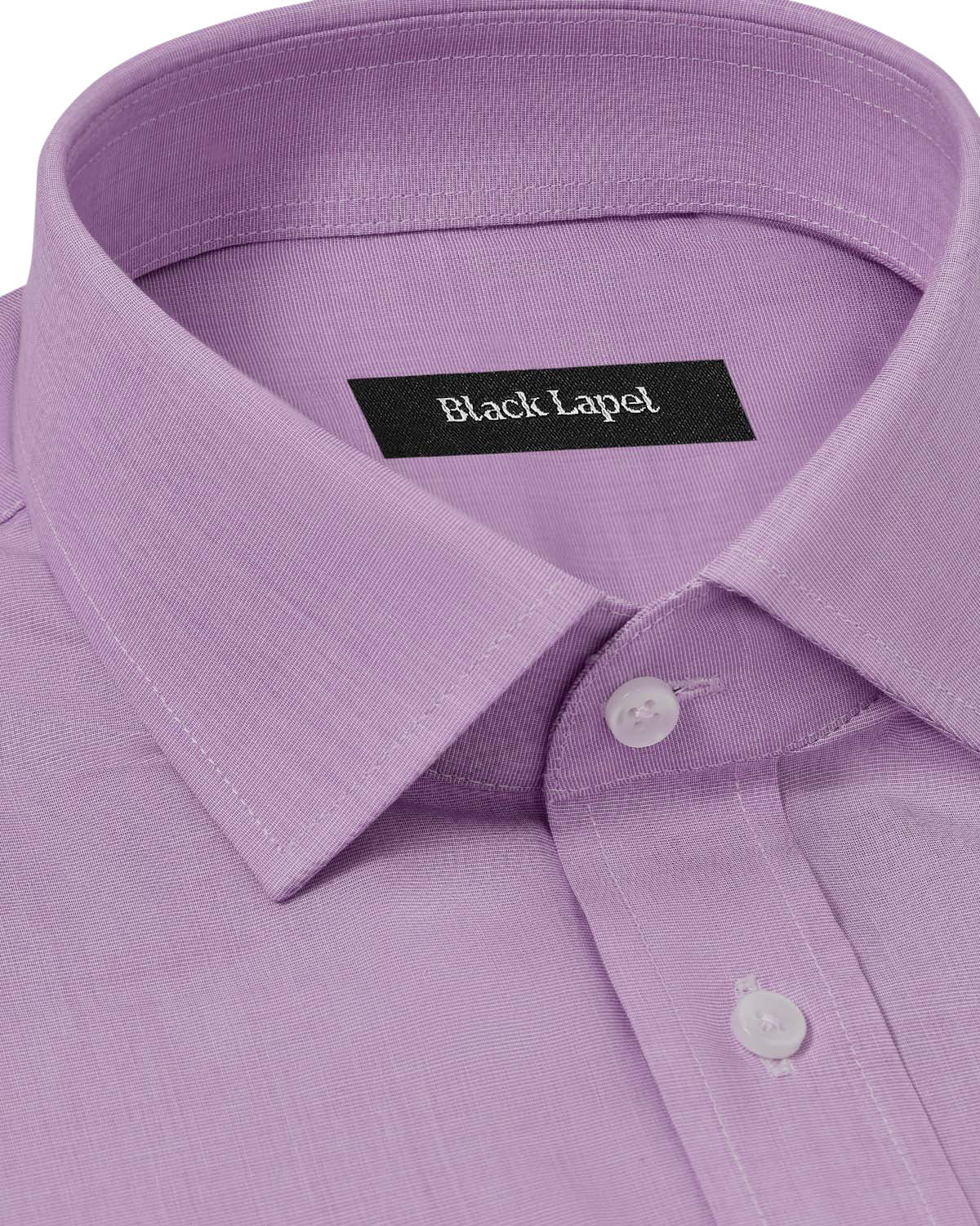 Lavender End-on-End Dress Shirt - Image 2