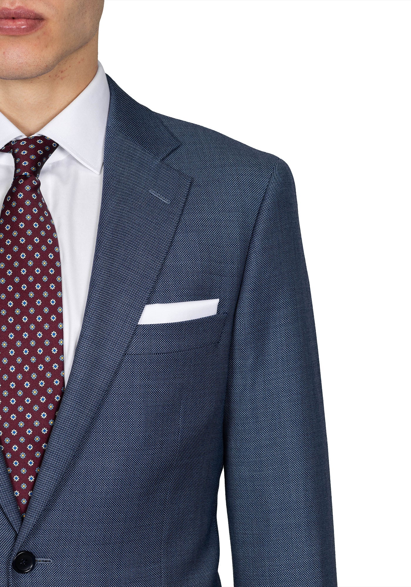 Light Blue Birdseye Blazer - Image 3