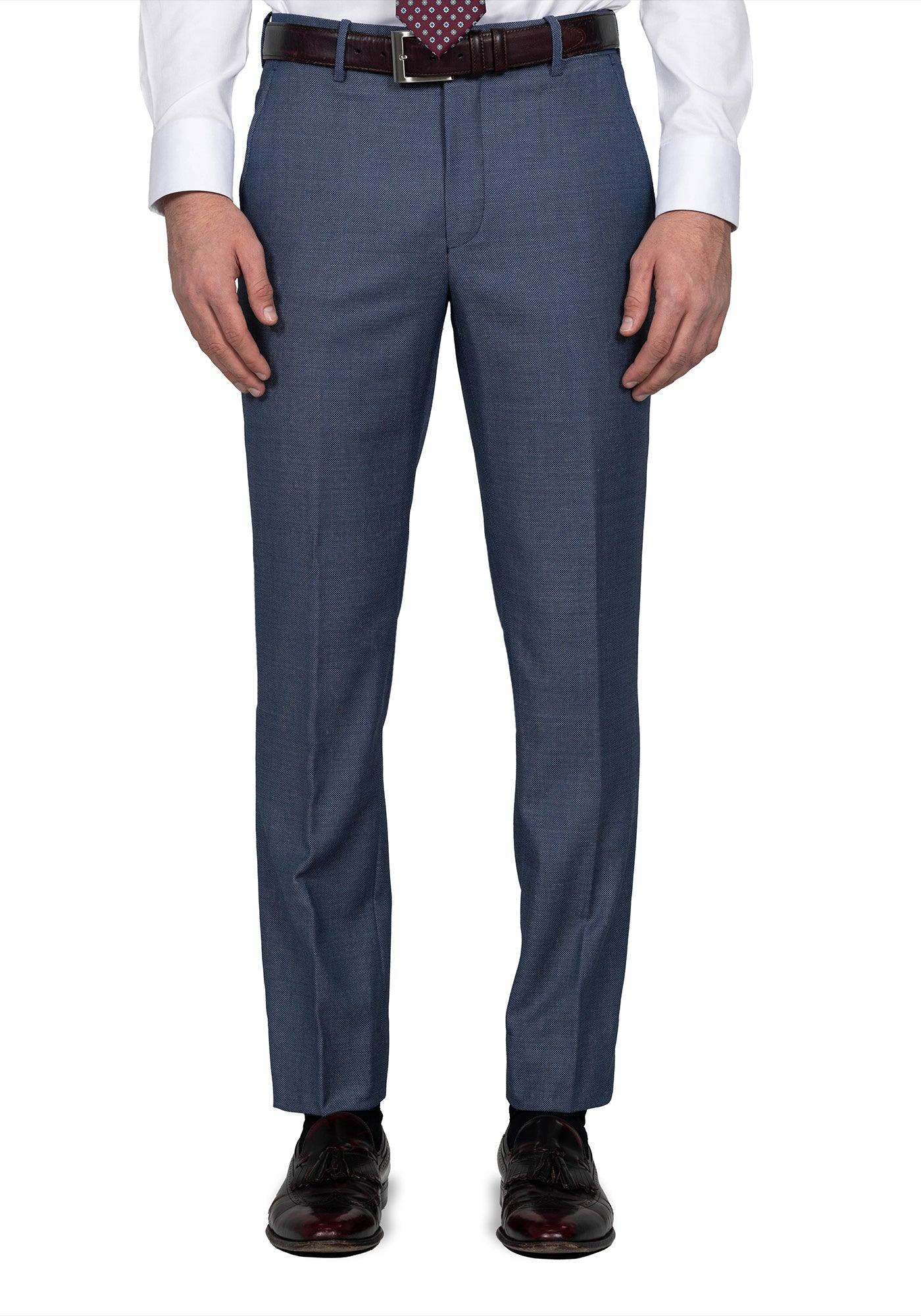 Light Blue Birdseye Suit - Image 6