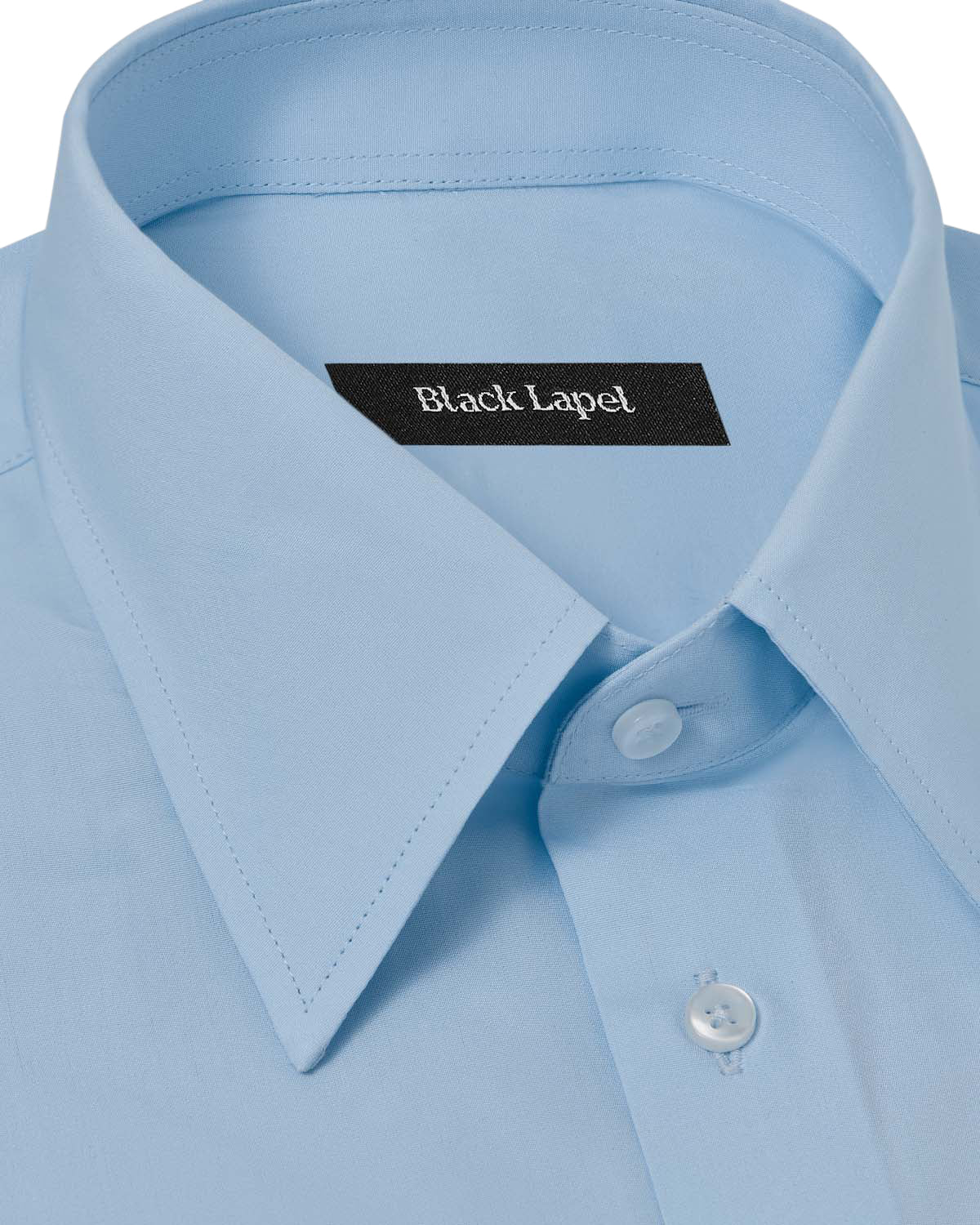 Light Blue Poplin Dress Shirt - Image 2