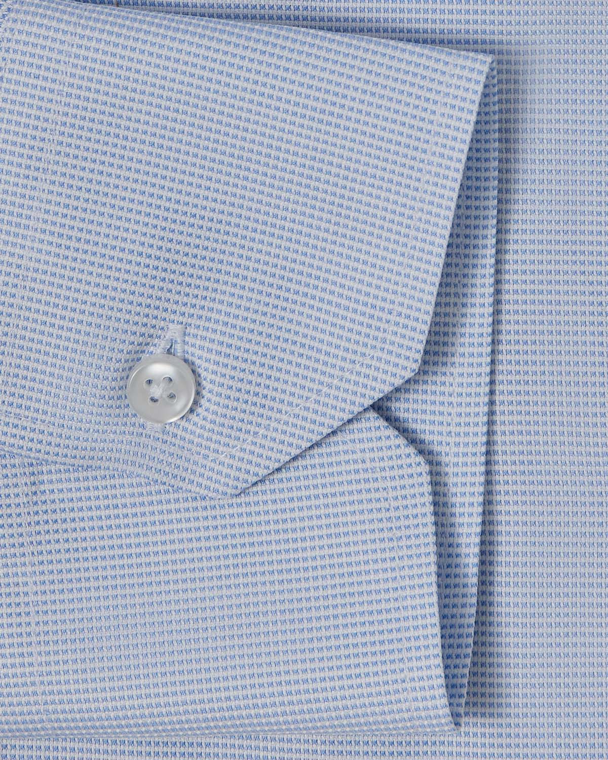 Light Blue Royal Oxford Dress Shirt - Image 3