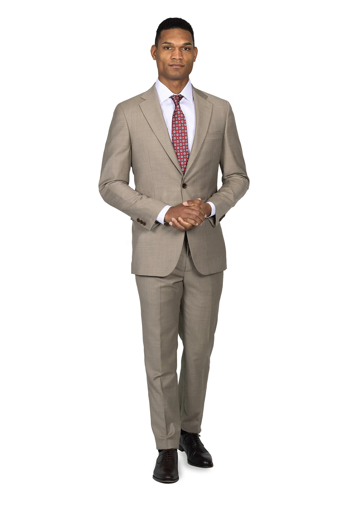 The Veritas Light Brown Solid Blazer - Image 2